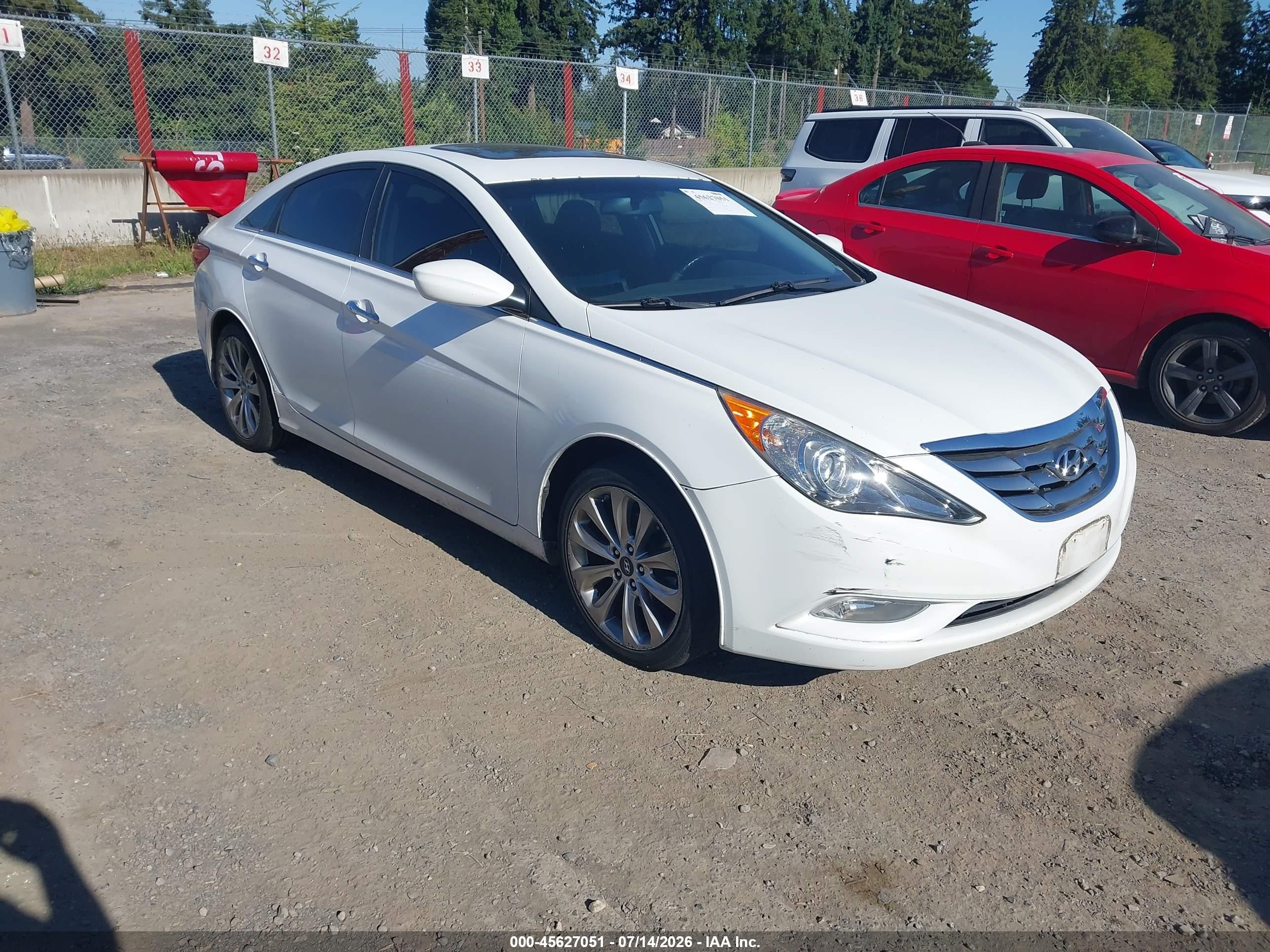 2012 Hyundai Sonata Limited, VIN 5NPEC4AC5CH332567 — Normal wear