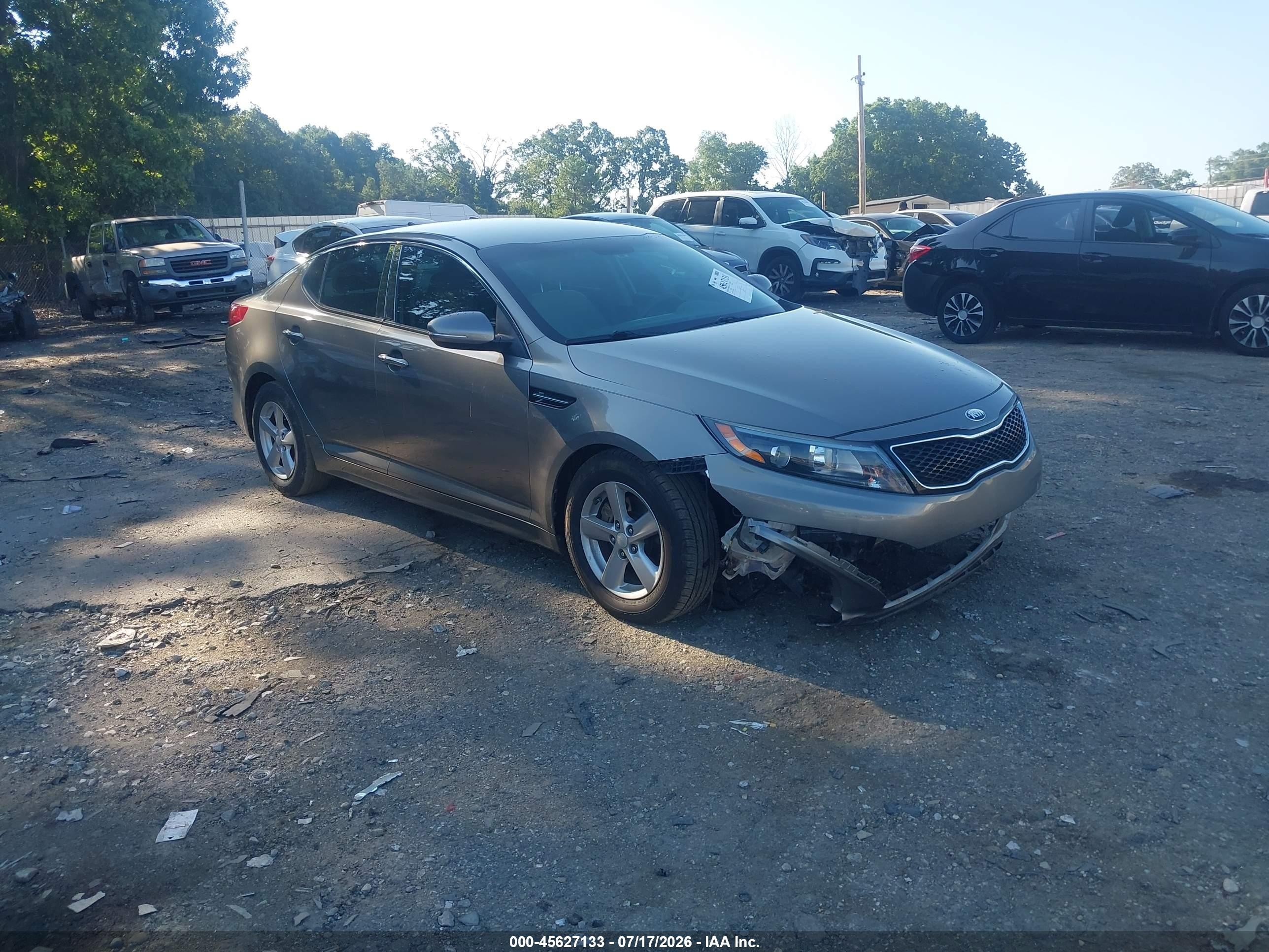2014 Kia Optima LX, VIN 5XXGM4A7XEG343118 — All over
