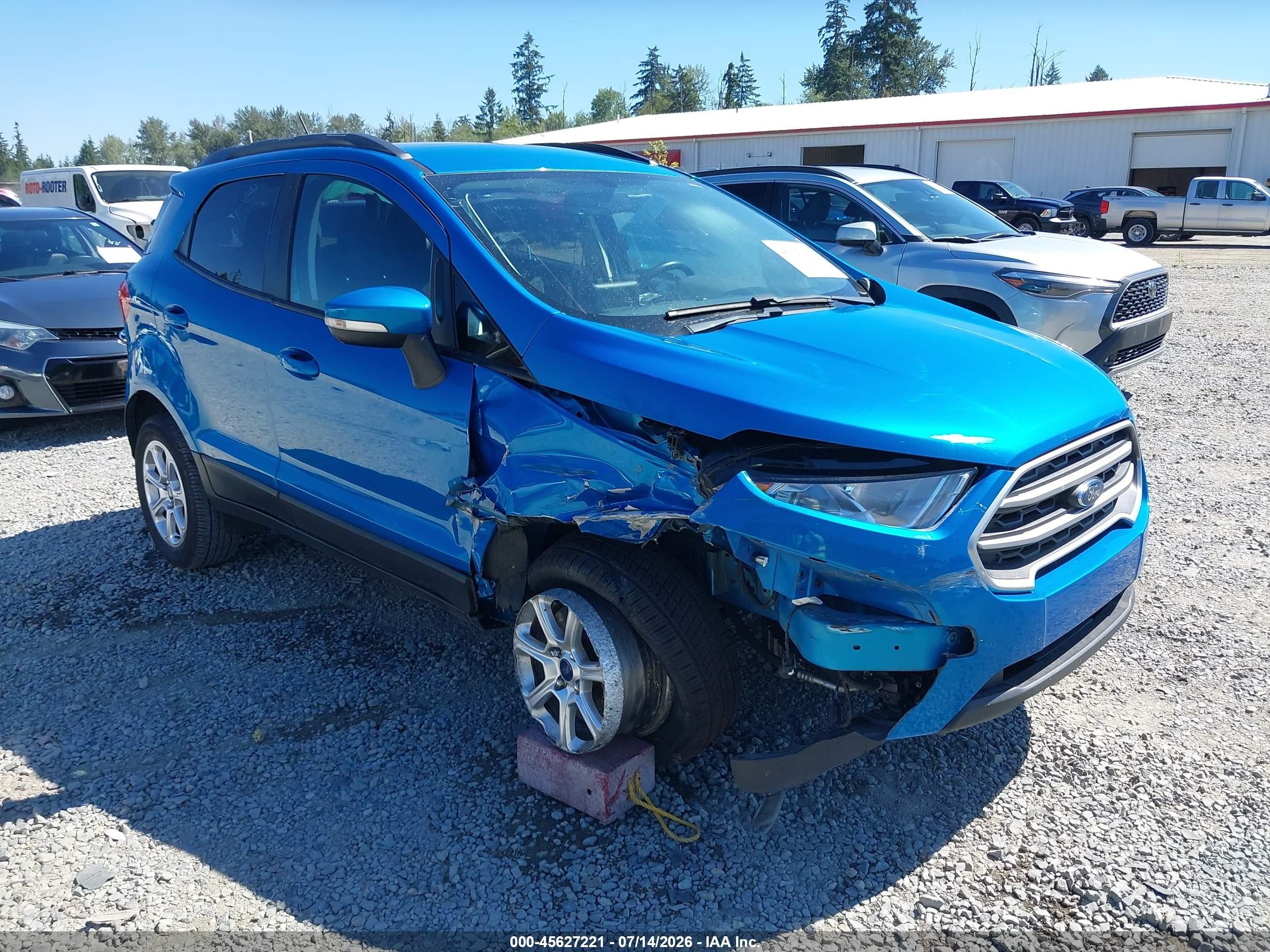 2018 Ford EcoSport SE, VIN MAJ3P1TEXJC191891 — Side