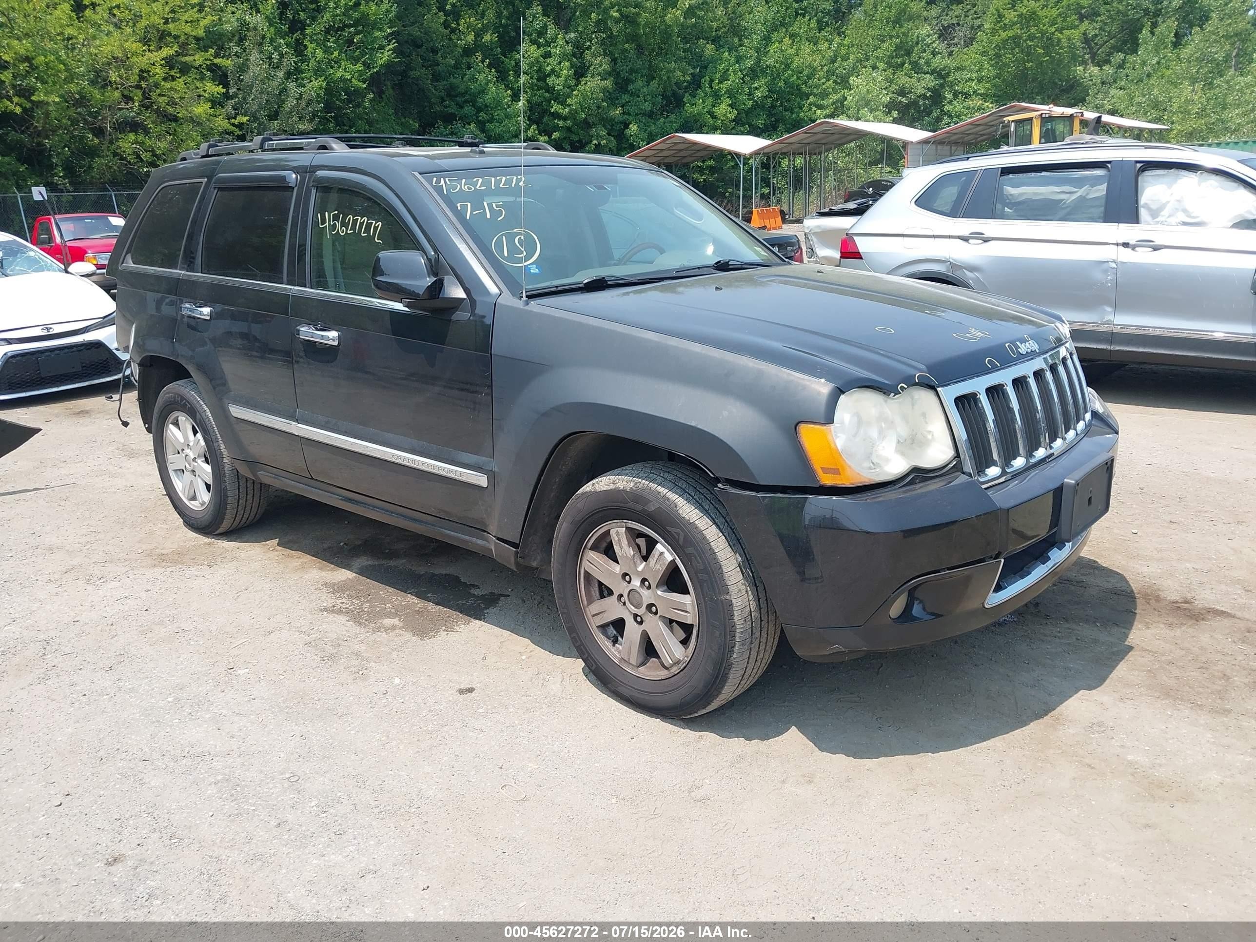 2009 Jeep Grand Cherokee Overland, VIN 1J8HR68T79C545966 — Rear end