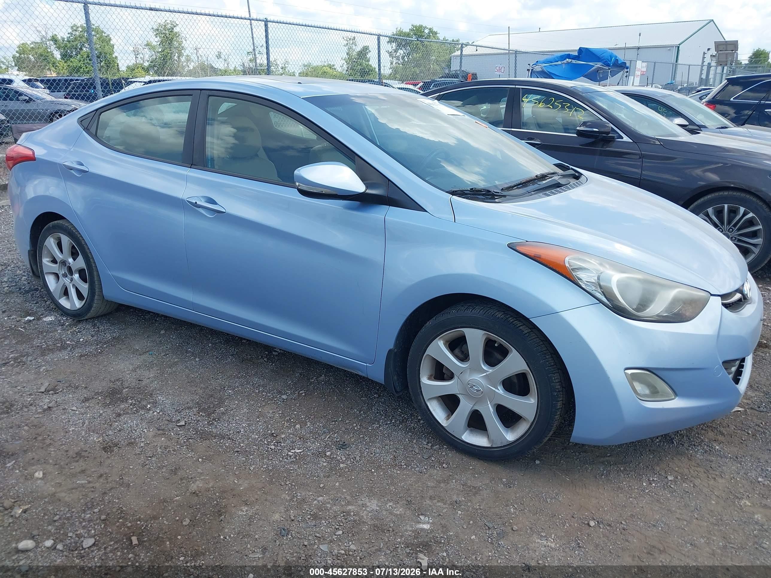 2012 Hyundai Elantra GLS, VIN KMHDH4AE4CU445605 — Normal wear