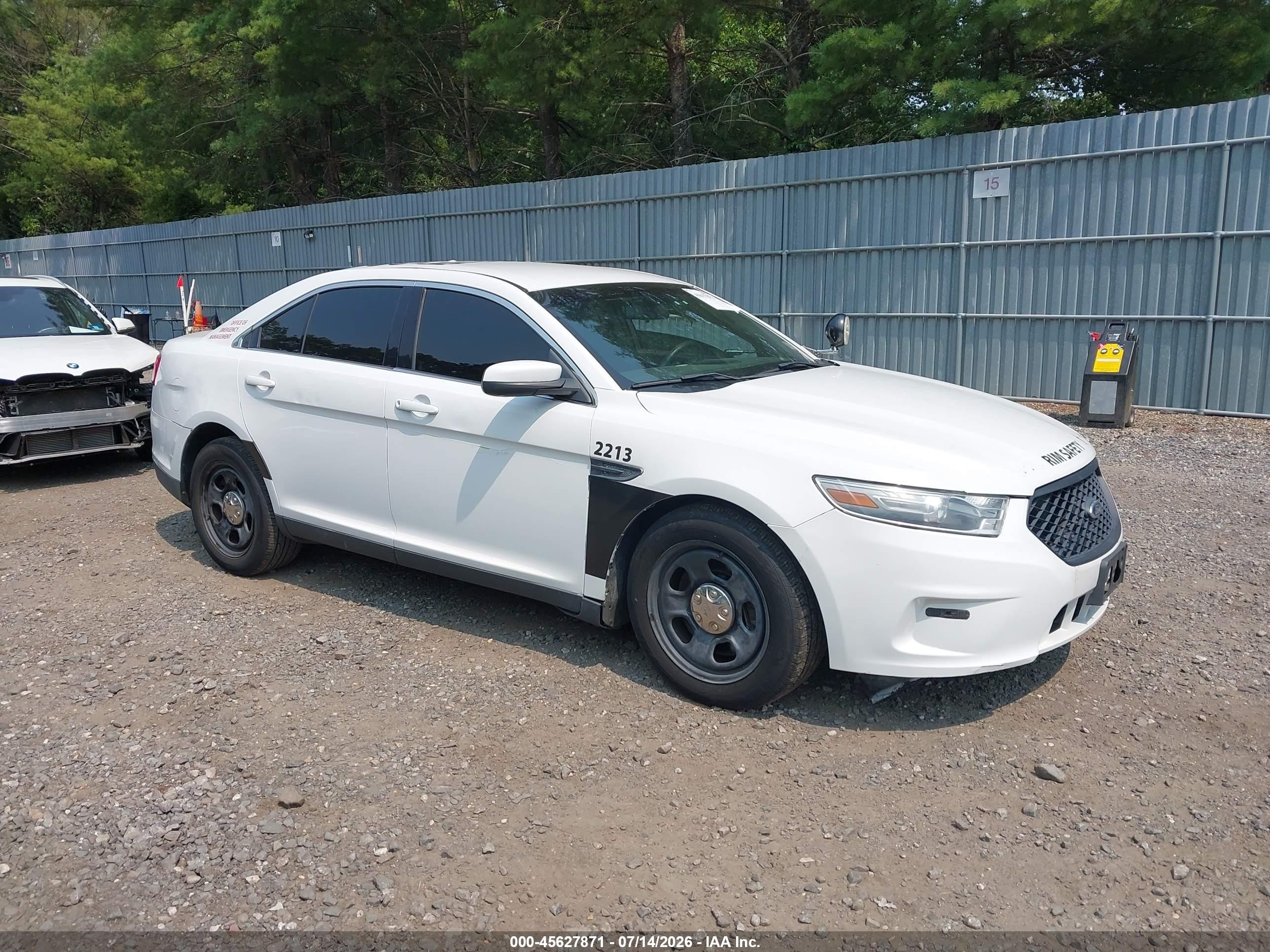 2013 Ford Police Interceptor, VIN 1FAHP2M87DG202217 — Normal wear