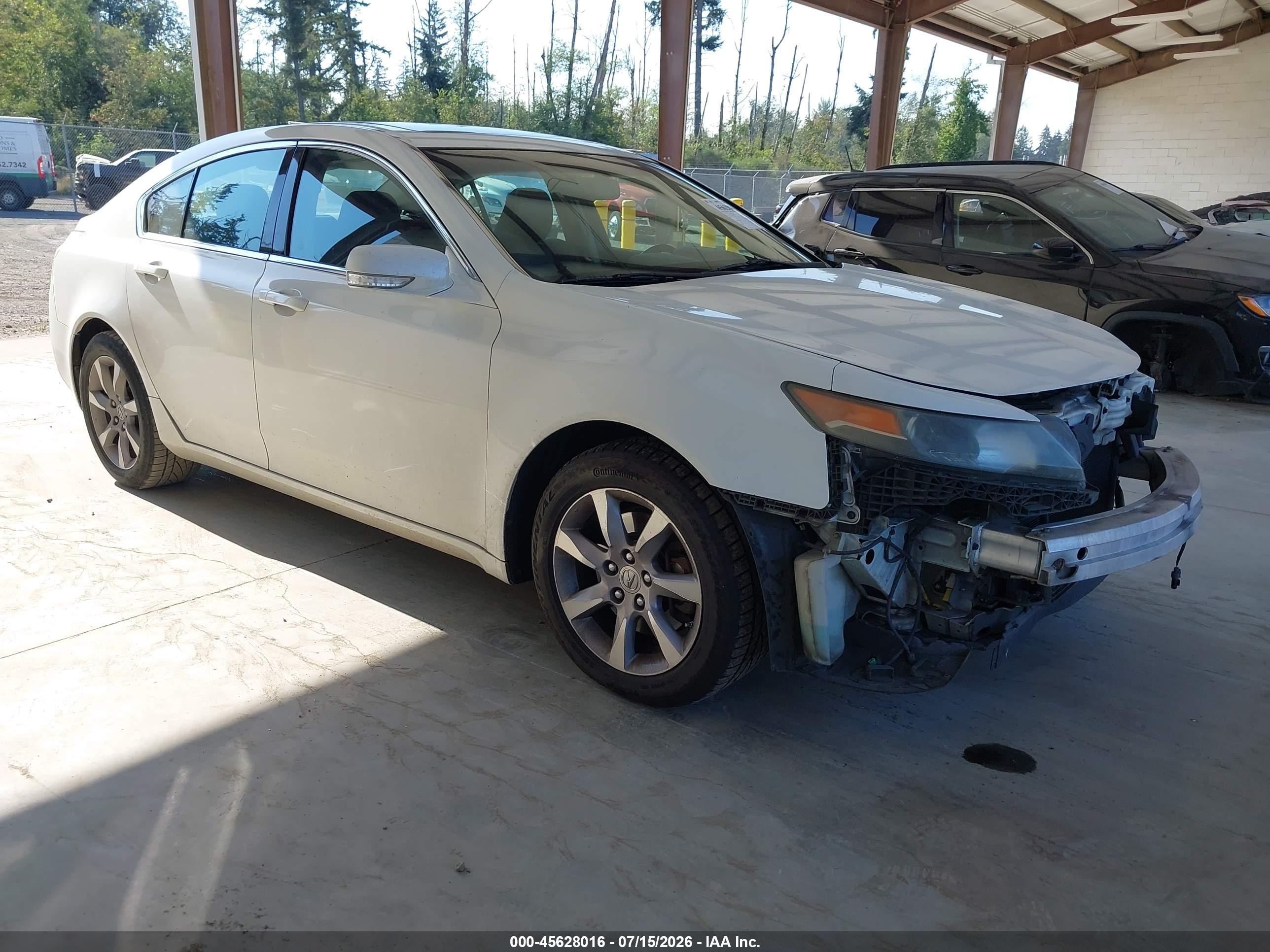 2013 Acura TL, VIN 19UUA8F23DA016250 — Front end