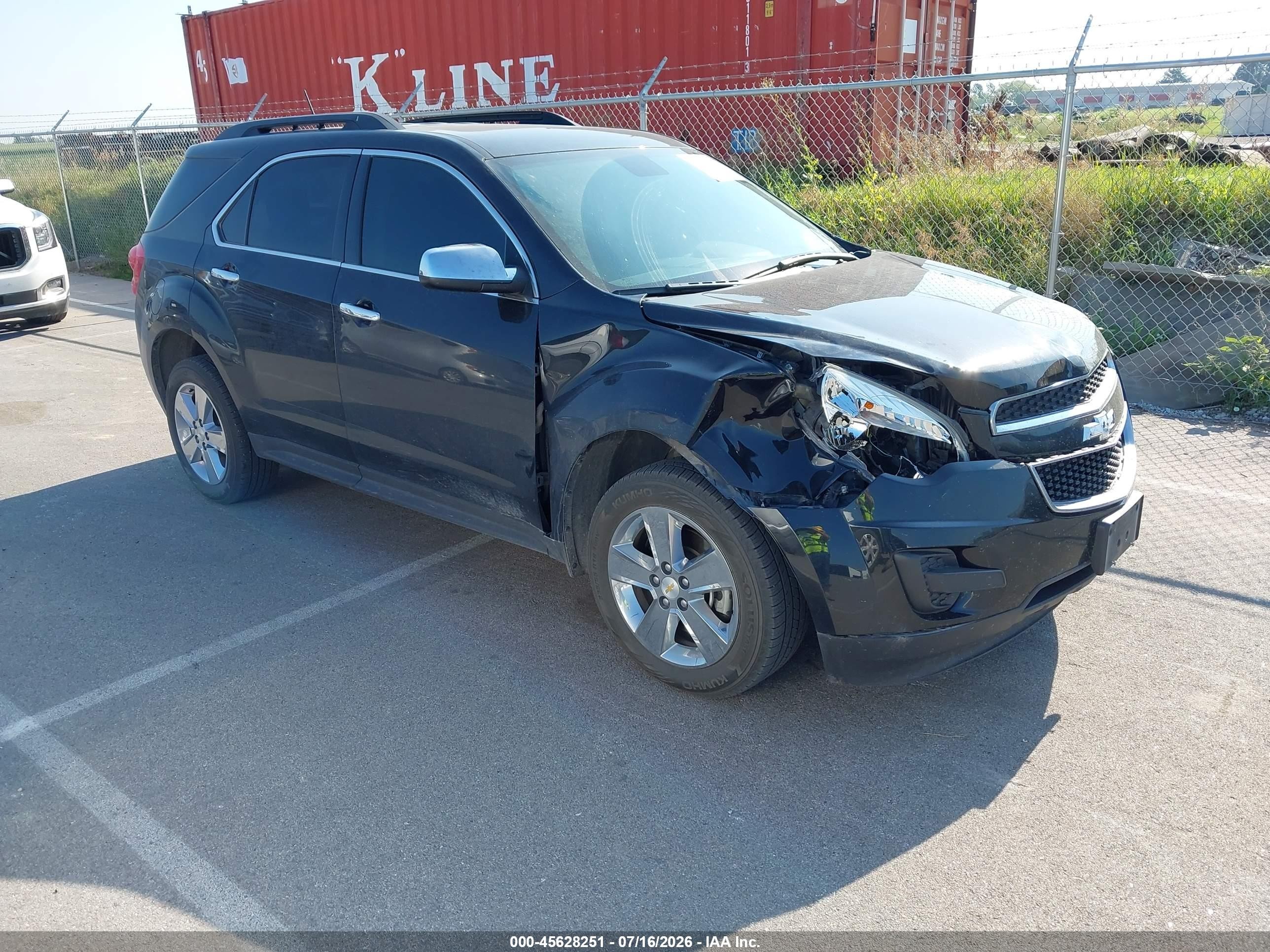 2014 Chevrolet Equinox LT, VIN 2GNFLFEK8E6382525 — Front end