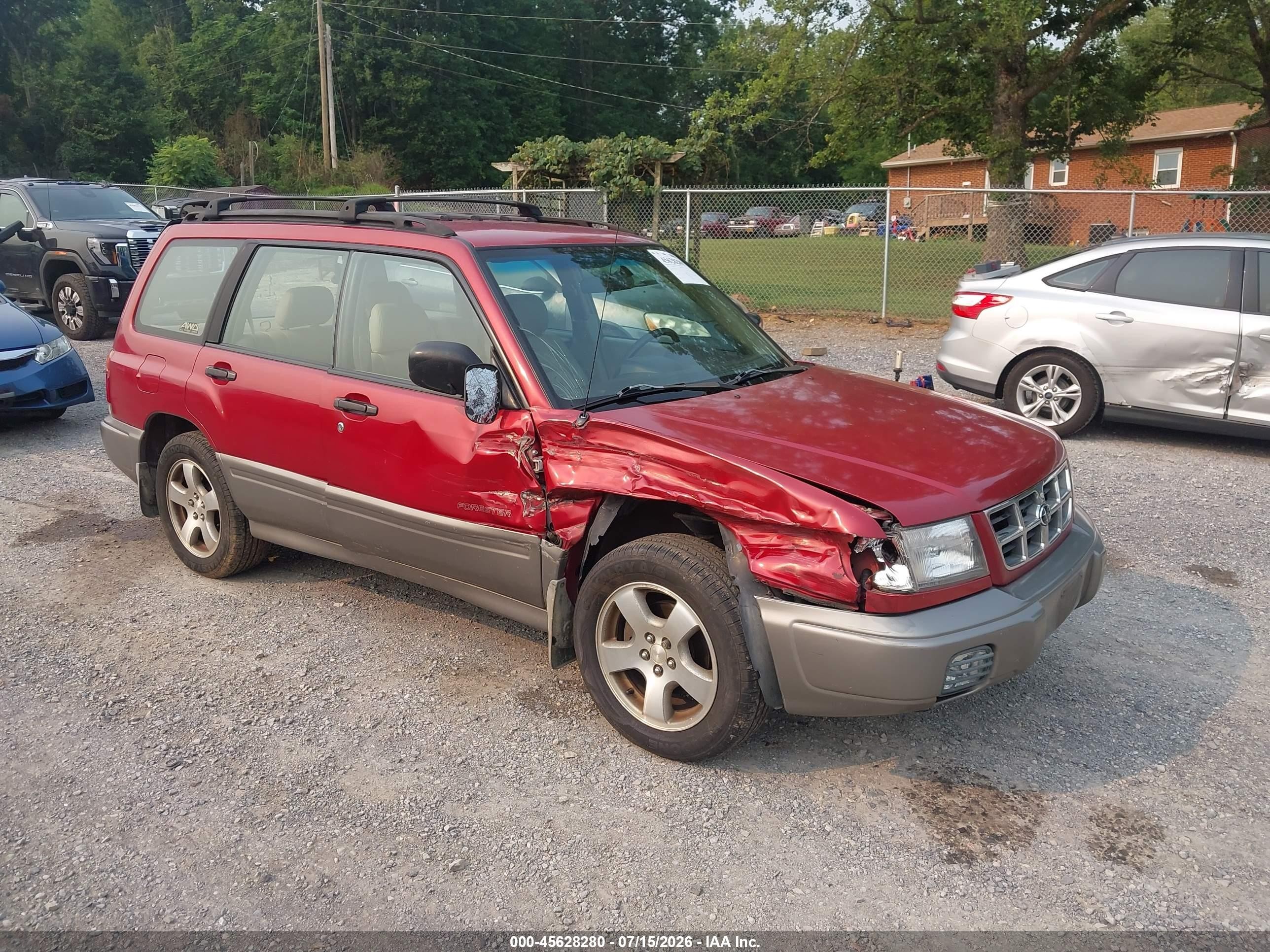 1998 Subaru Forester S, VIN JF1SF6555WH763565 — Бок