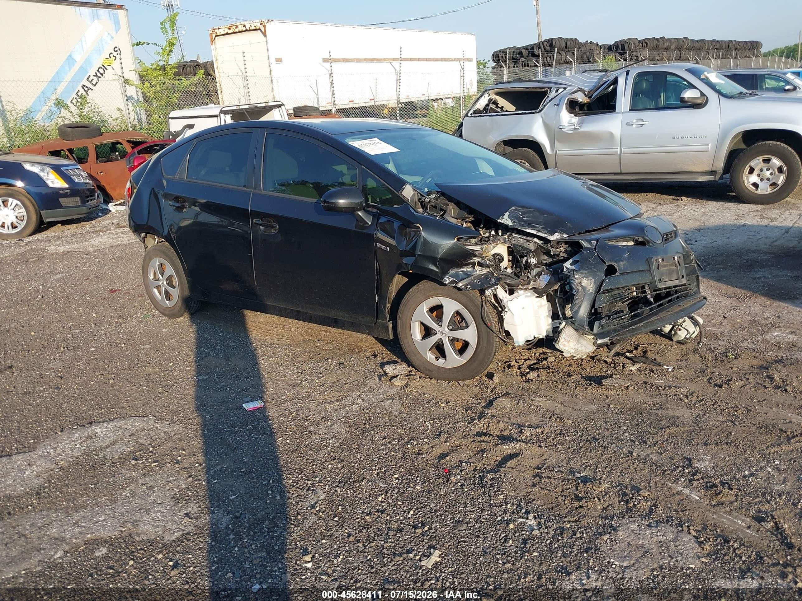 2012 Toyota Prius Three, VIN JTDKN3DU0C5453969 — All over