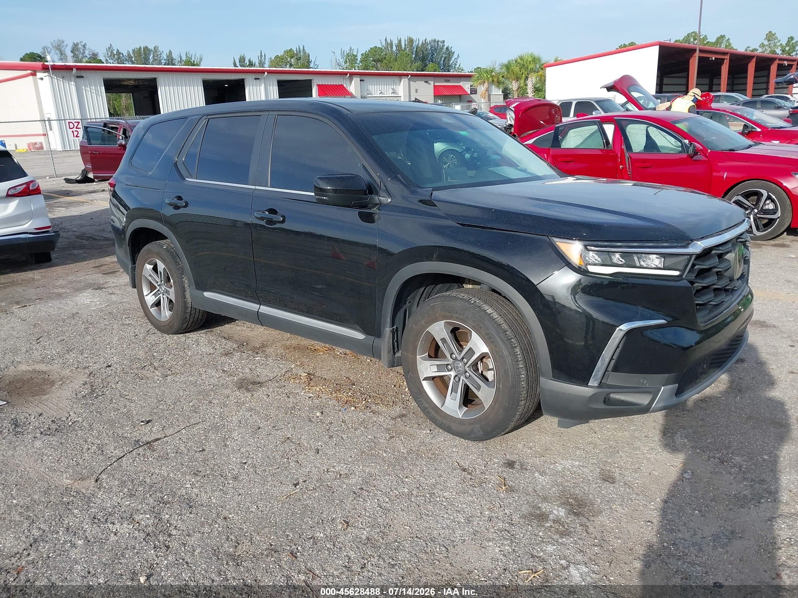 2024 Honda Pilot EX-L, VIN 5FNYG2H52RB016550 — Front end