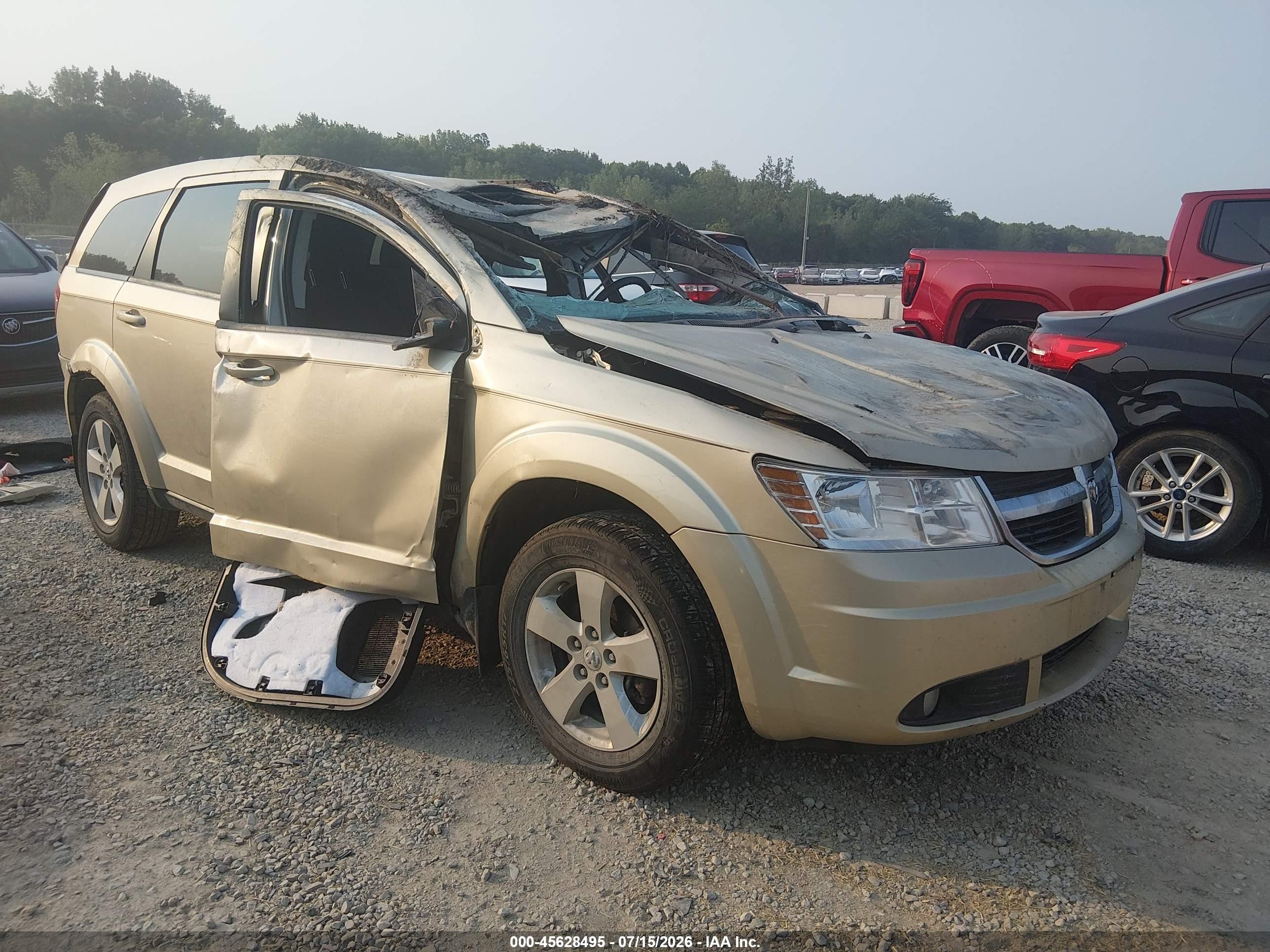 2010 Dodge Journey SXT, VIN 3D4PG5FV4AT255512 — Rollover
