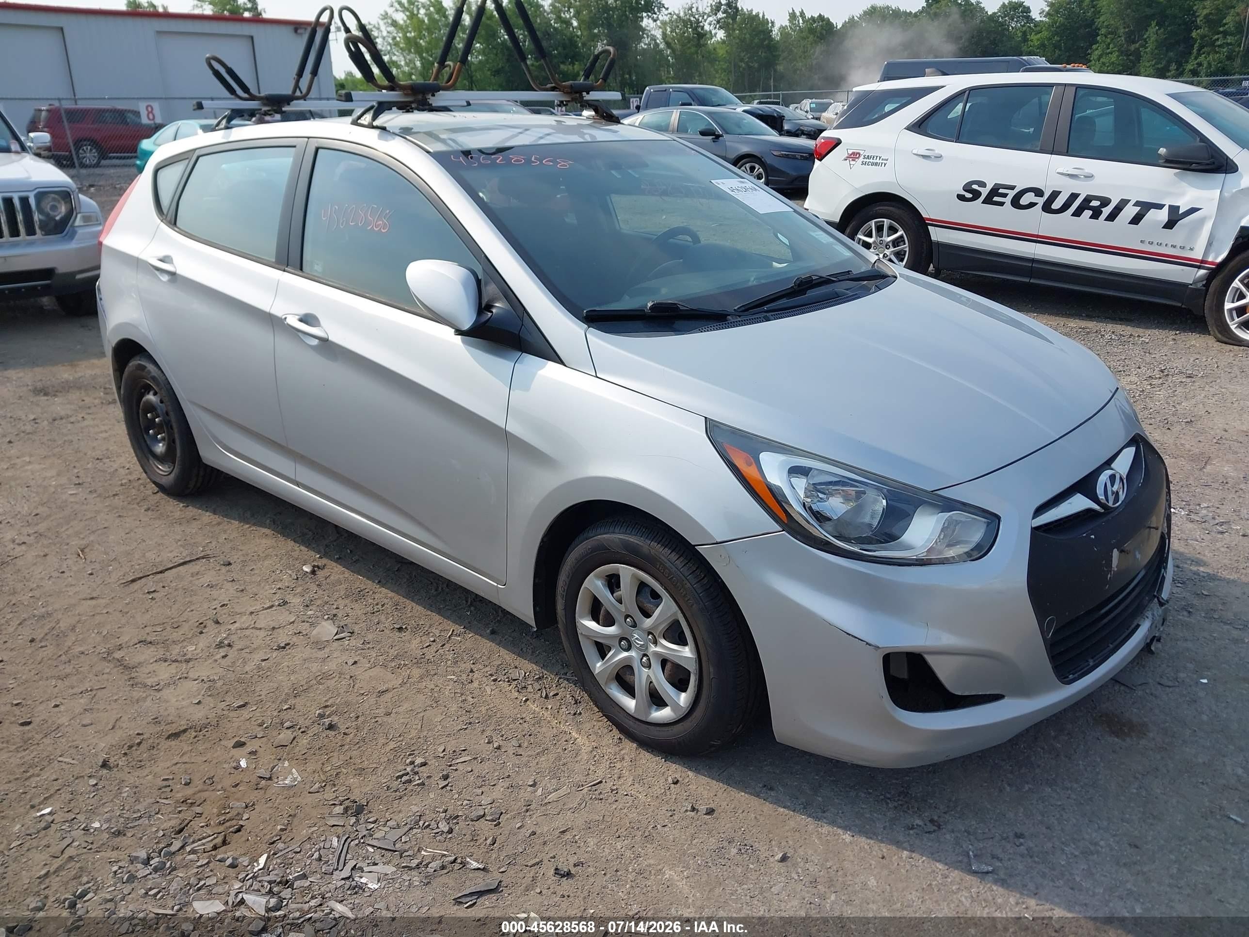 2012 Hyundai Accent GS, VIN KMHCT5AE9CU043627 — Normal wear