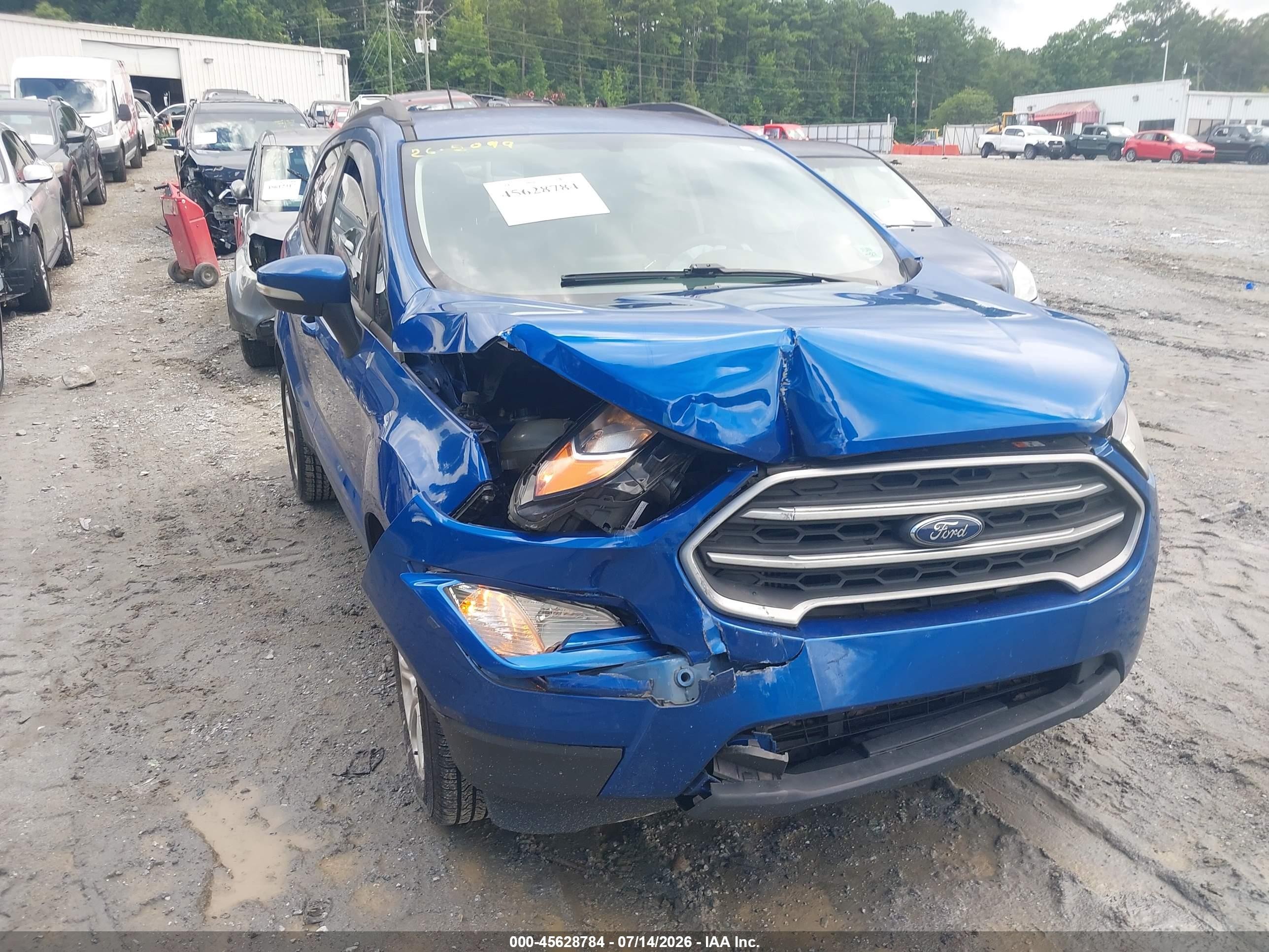 2021 Ford EcoSport SE, VIN MAJ3S2GE7MC407568 — Перед
