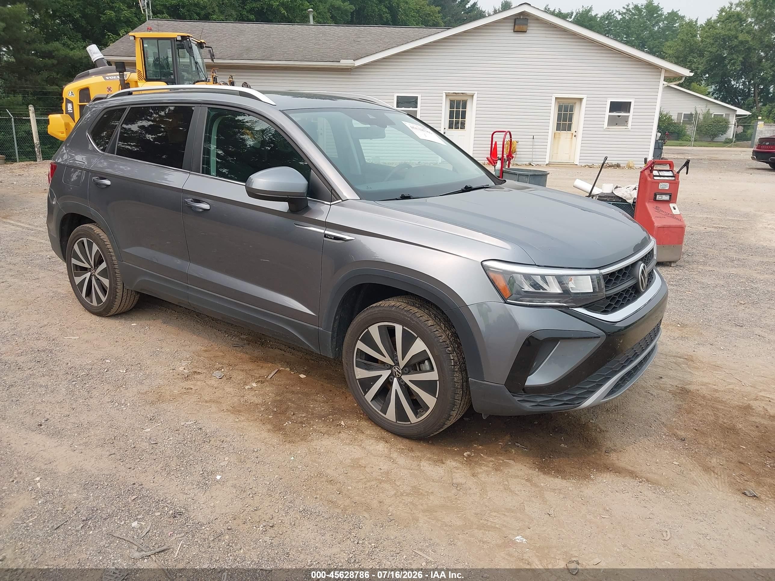 2022 Volkswagen Taos SE, VIN 3VVSX7B25NM010668 — Water / flood