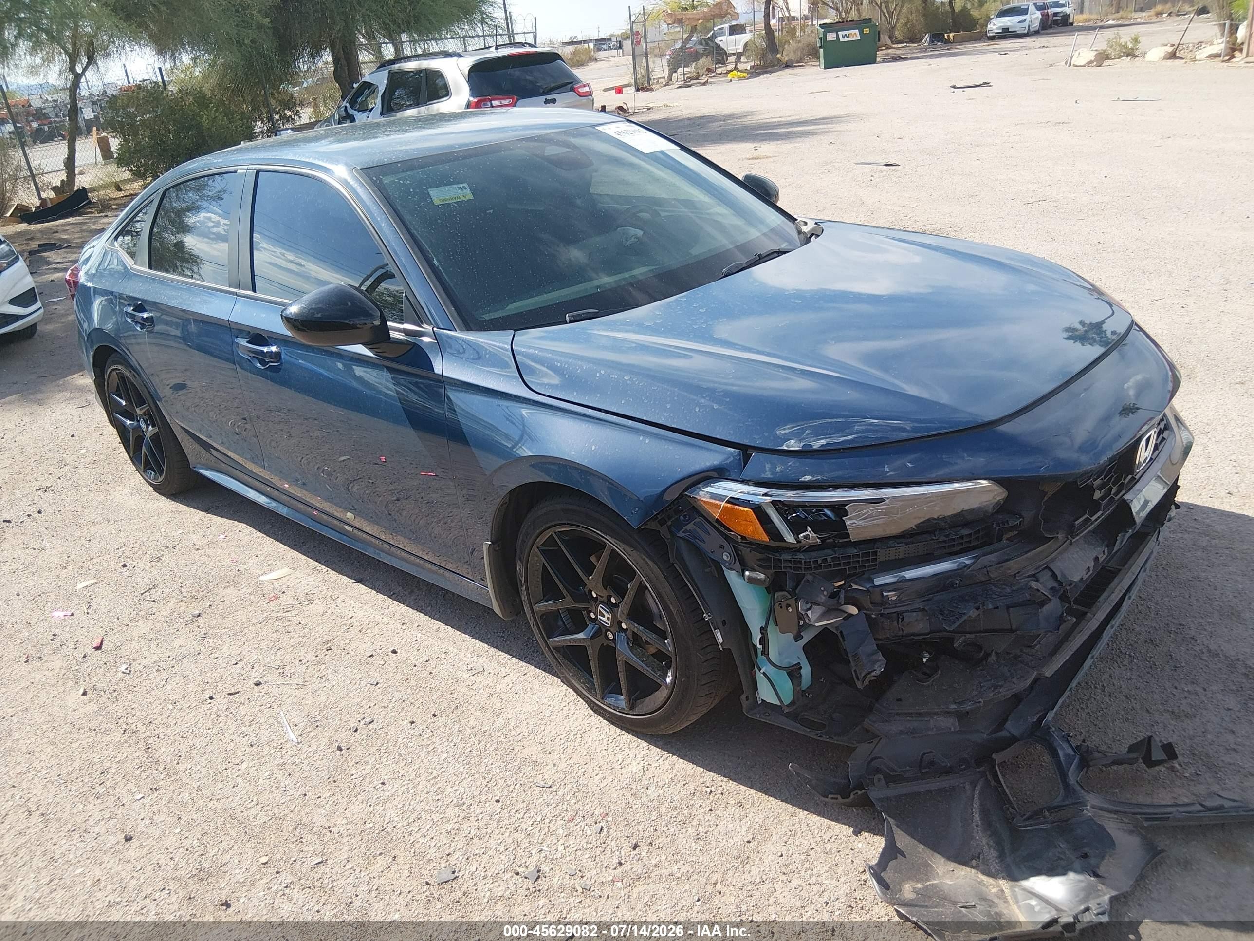 2025 Honda Civic Sport, VIN 2HGFE2F59SH553675 — Front end