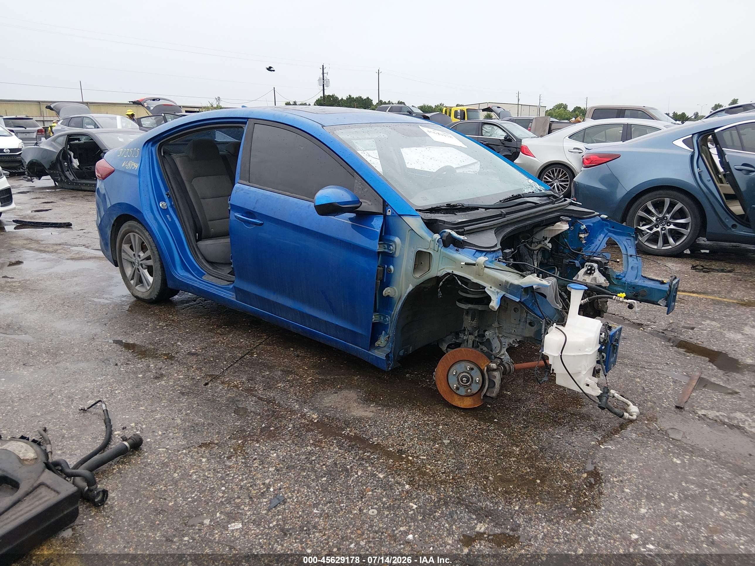 2018 Hyundai Elantra Value Edition, VIN KMHD84LF8JU608954 — Theft recovery