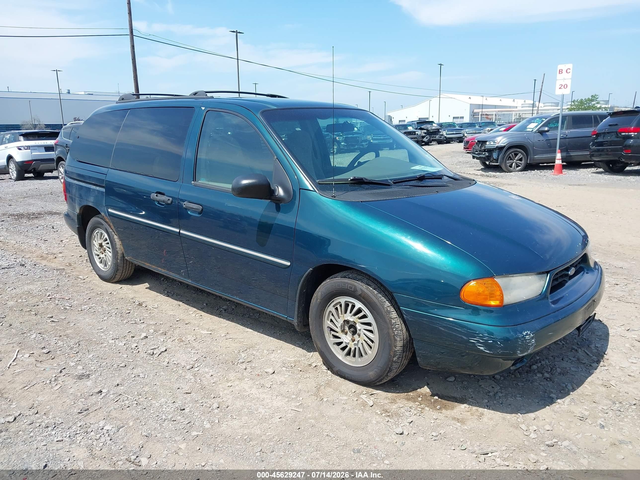 1998 Ford Windstar LX, VIN 2FMZA5148WBE30882 — Front end