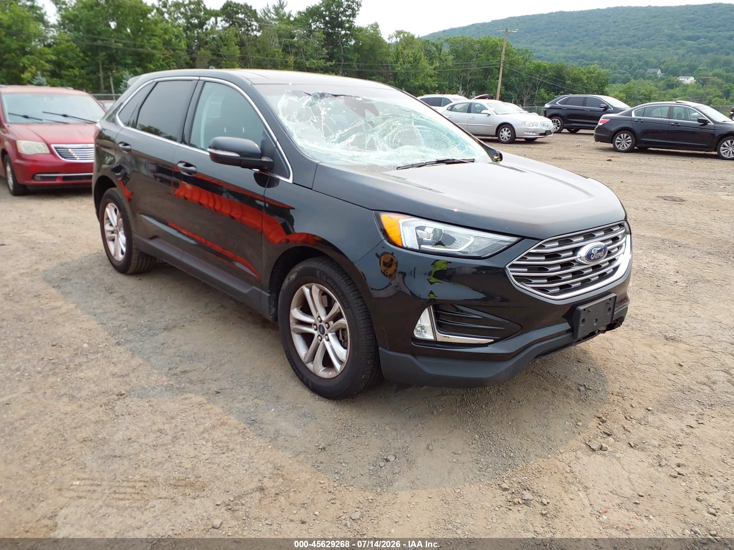 2019 Ford Edge SEL, VIN 2FMPK4J93KBB99460 — Front end