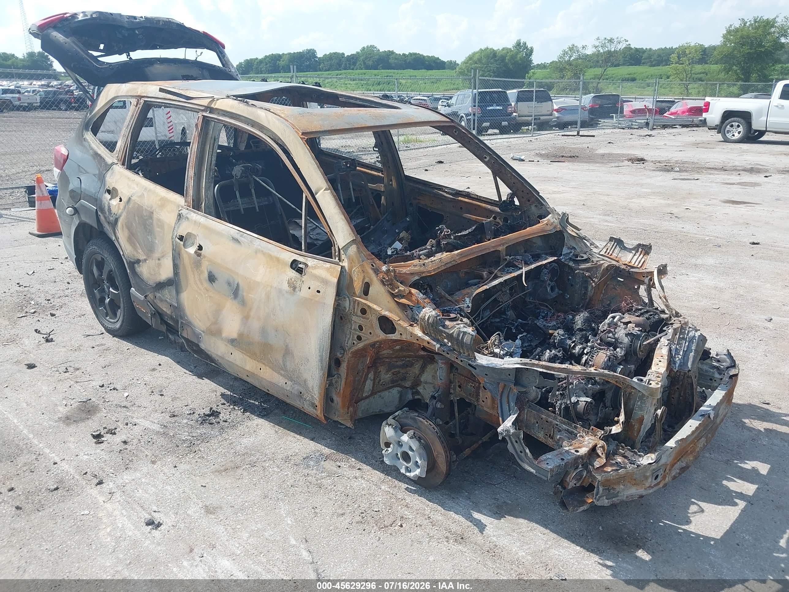 2025 Subaru Forester Wilderness, VIN JF2SKAJC7SH400600 — Burn