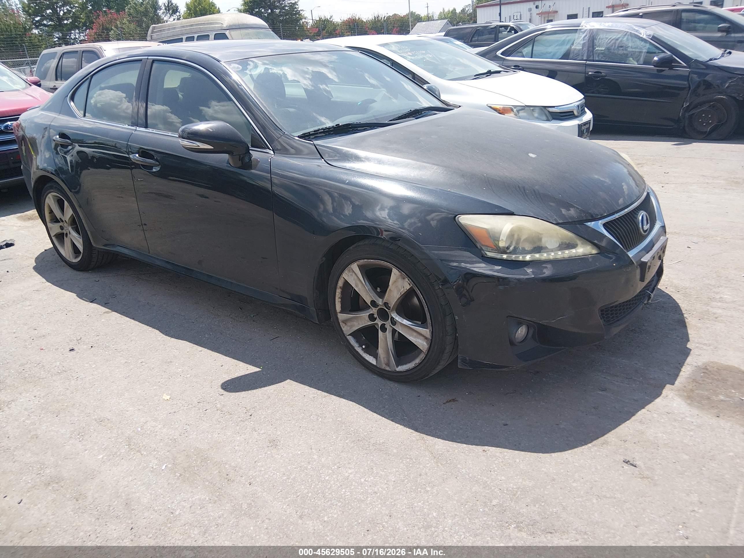 2012 Lexus IS 250, VIN JTHBF5C29C5168789 — Normal wear