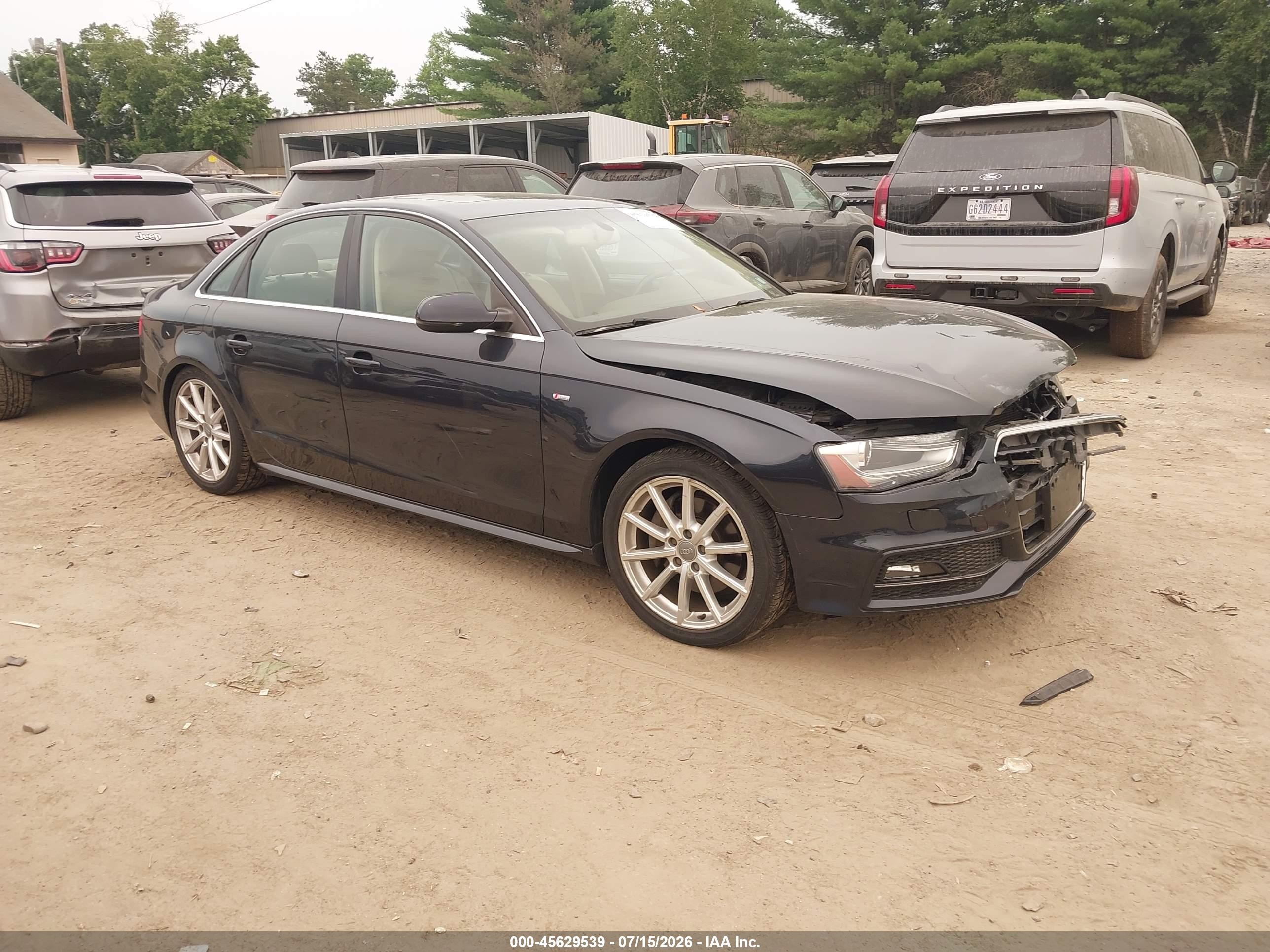 2016 Audi A4 Premium Plus, VIN WAUFFAFL7GN008526 — Перед