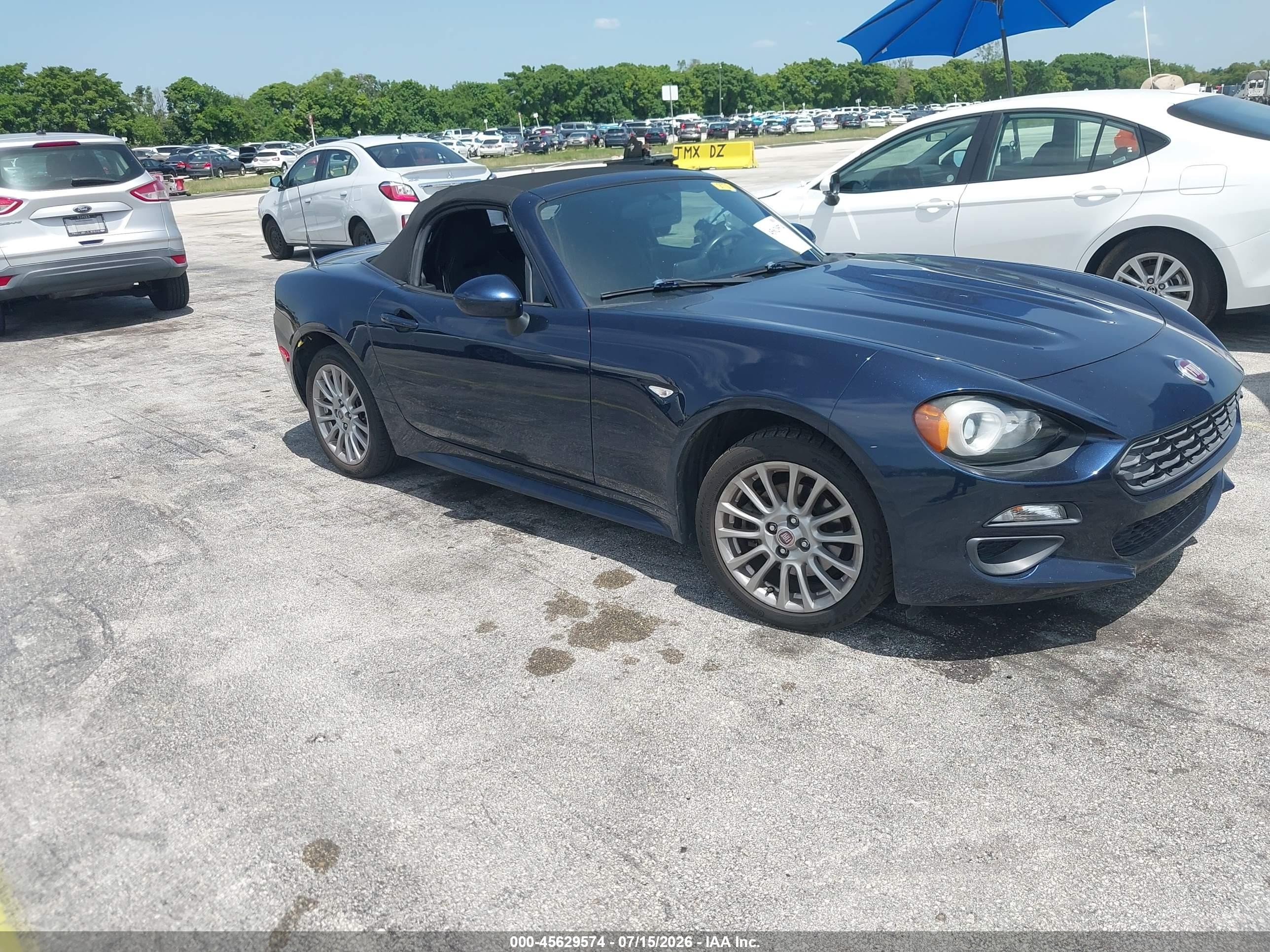 2018 FIAT 124 Spider Lusso, VIN JC1NFAEK1J0135961 — Rear end