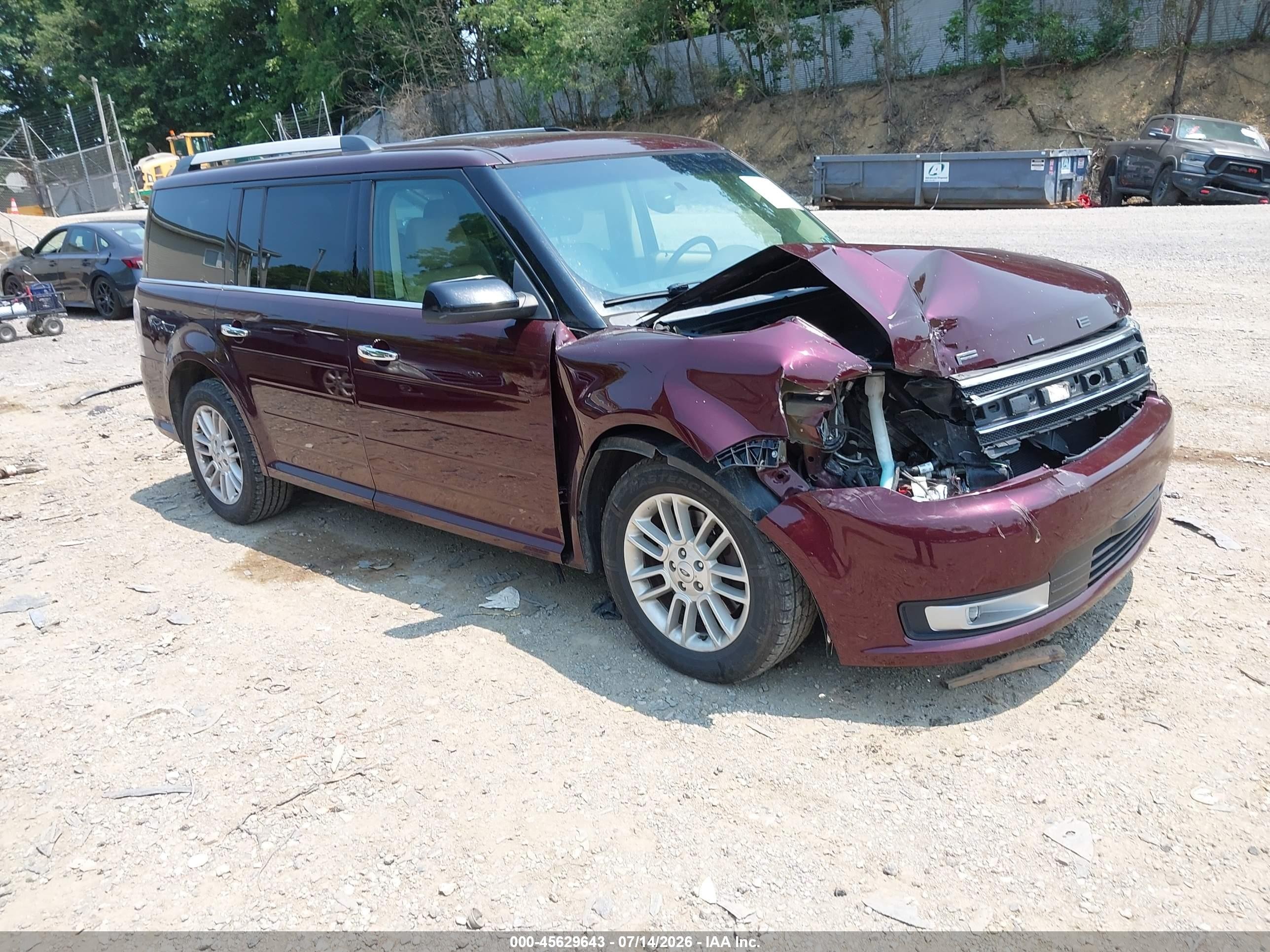 2019 Ford Flex SEL, VIN 2FMHK6C87KBA14153 — Front end