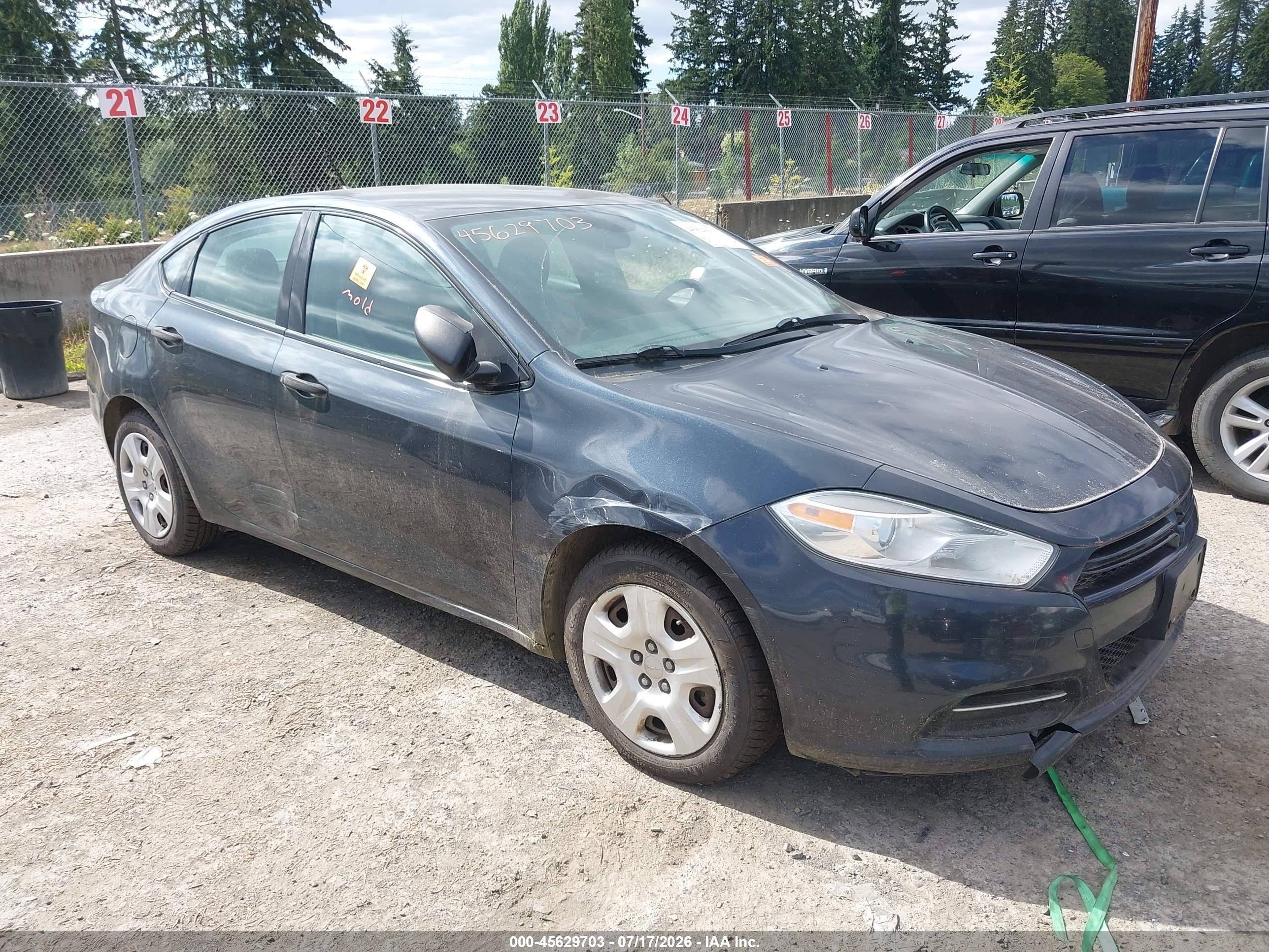 2013 Dodge Dart SE, VIN 1C3CDFAA4DD314264 — Normal wear