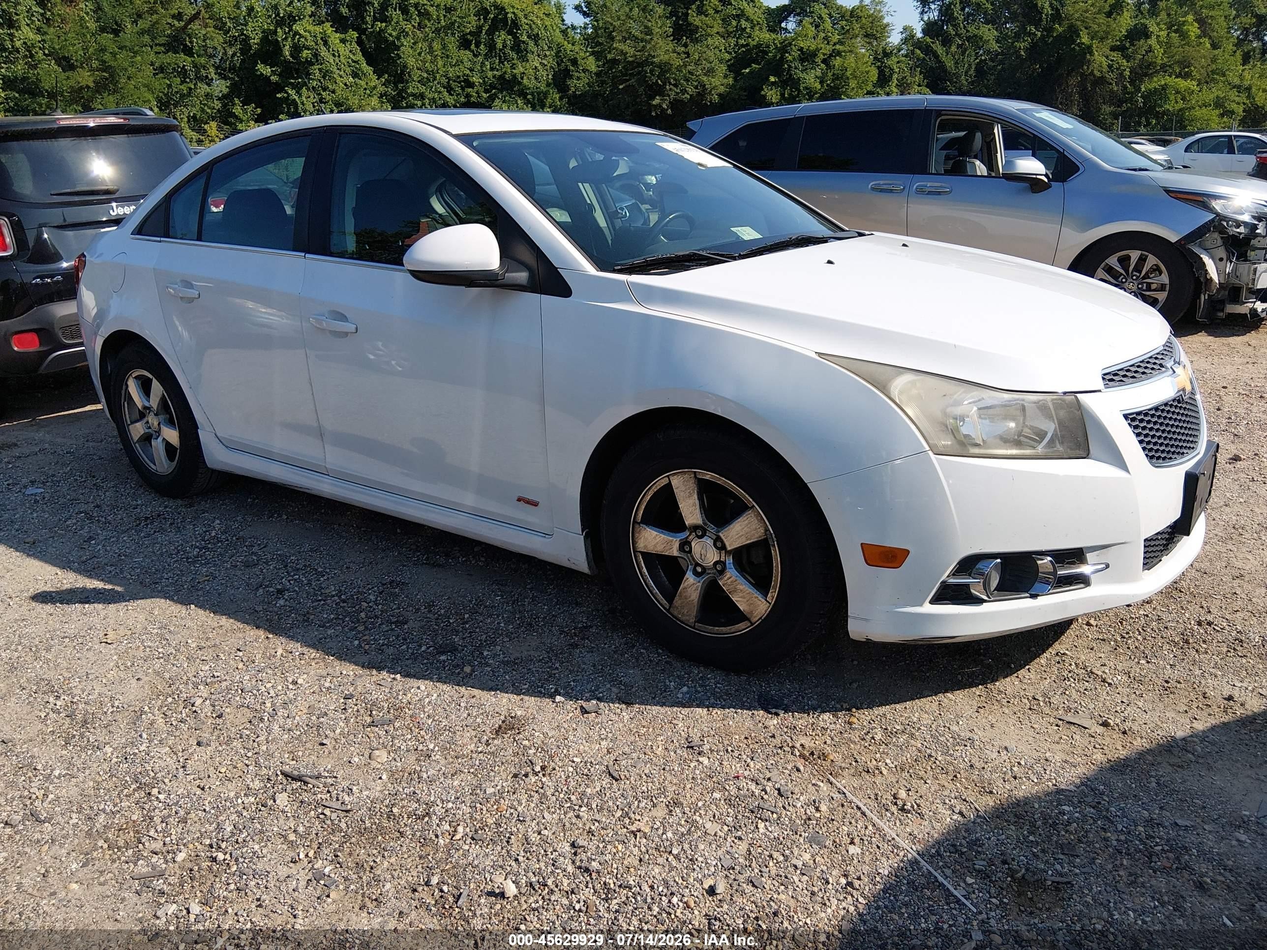2013 Chevrolet Cruze 1LT, VIN 1G1PC5SB1D7268515 — Normal wear
