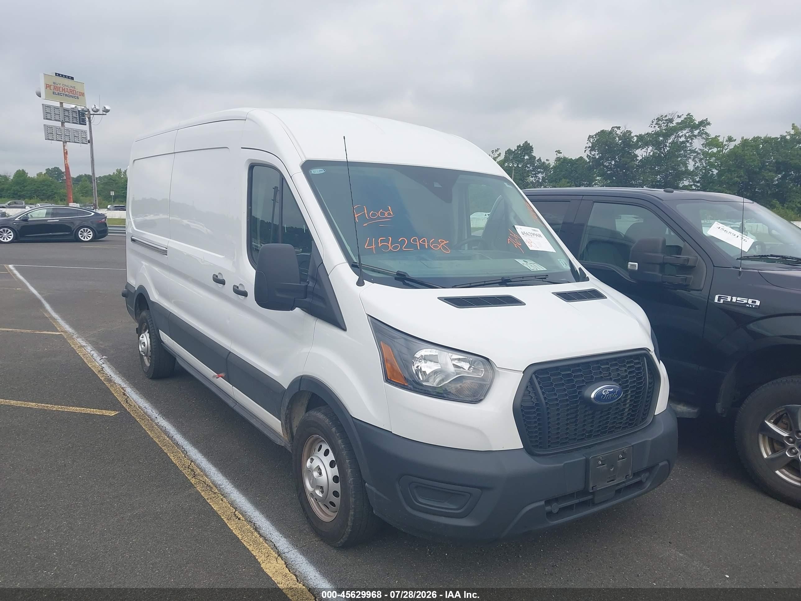 2024 Ford Transit Cargo, VIN 1FTBR2C86RKA07628 — Water / flood