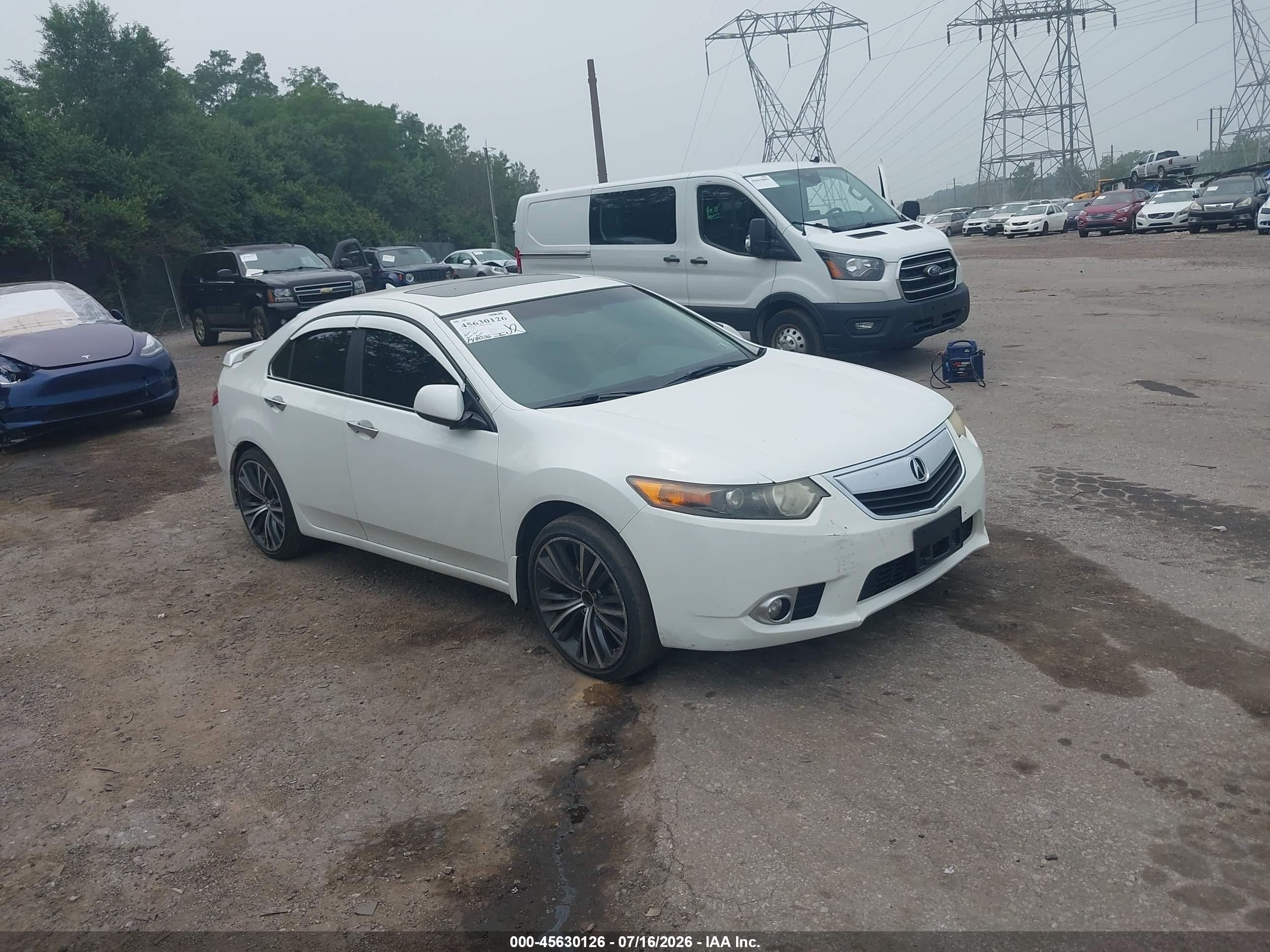 2012 Acura TSX, VIN JH4CU2F45CC022777 — Side