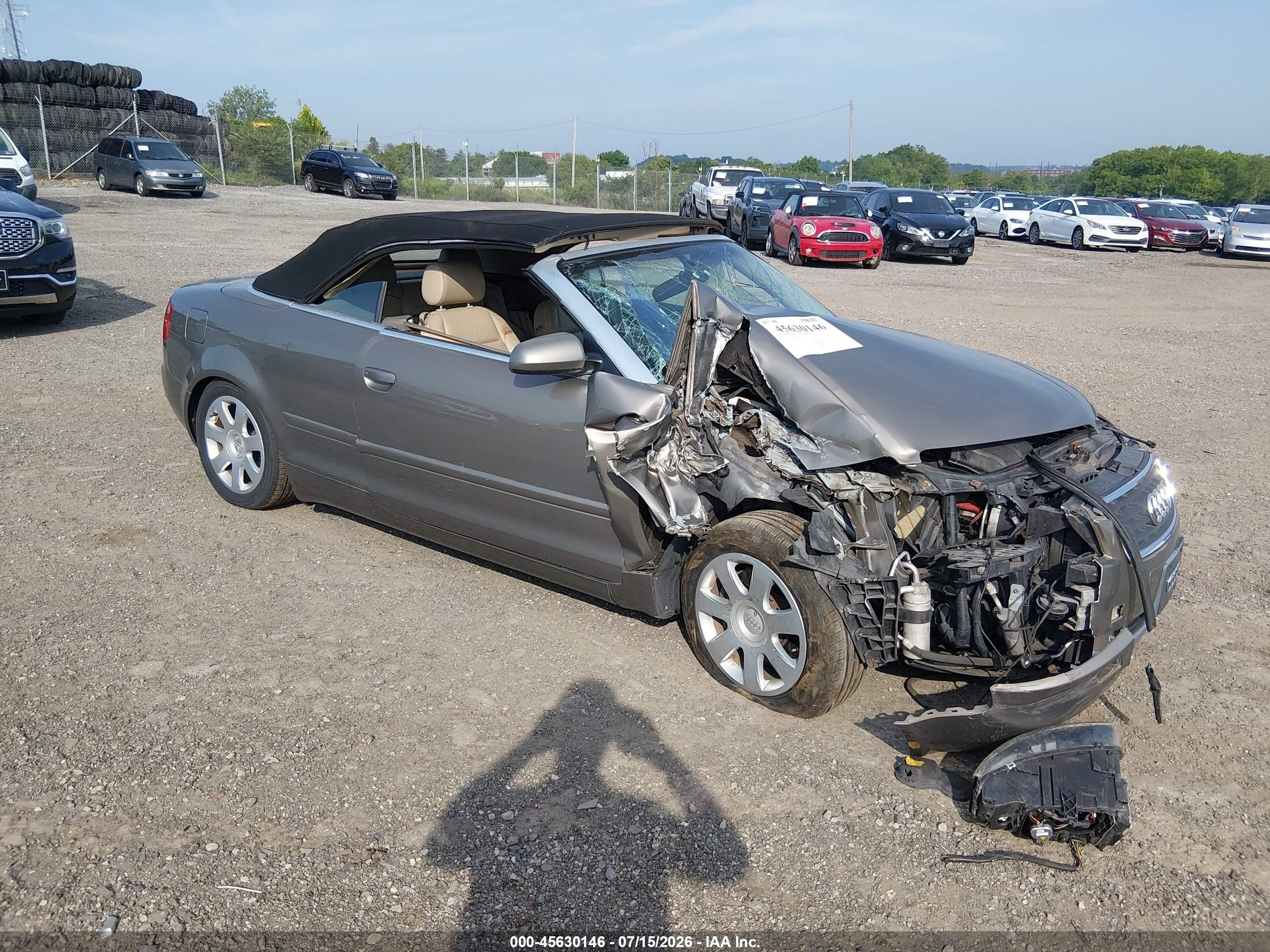 2003 Audi A4 3.0L, VIN WAUAT48H03K032448 — Biohazard / chemical