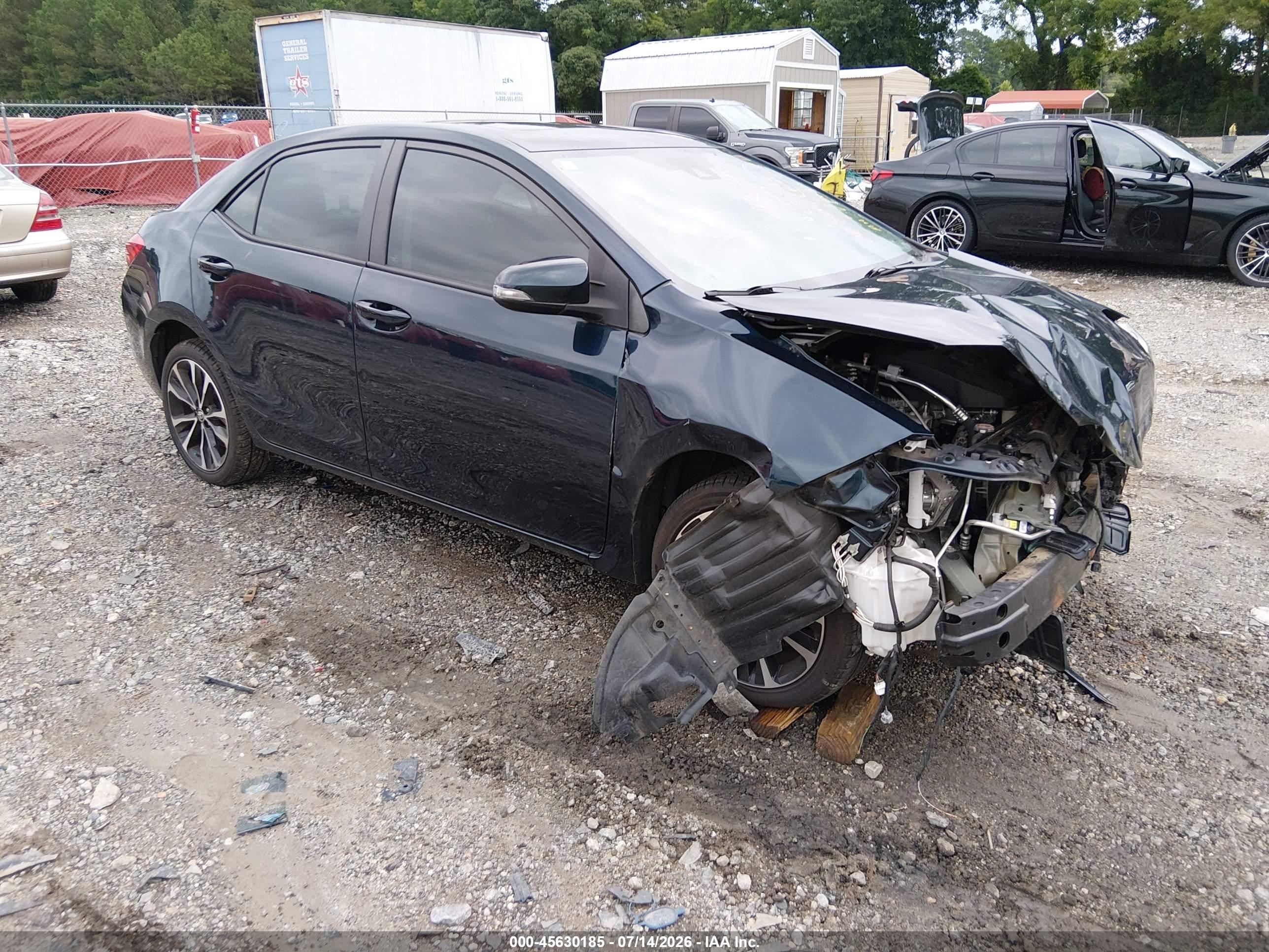 2019 Toyota Corolla XSE, VIN 5YFBURHEXKP888685 — Front end