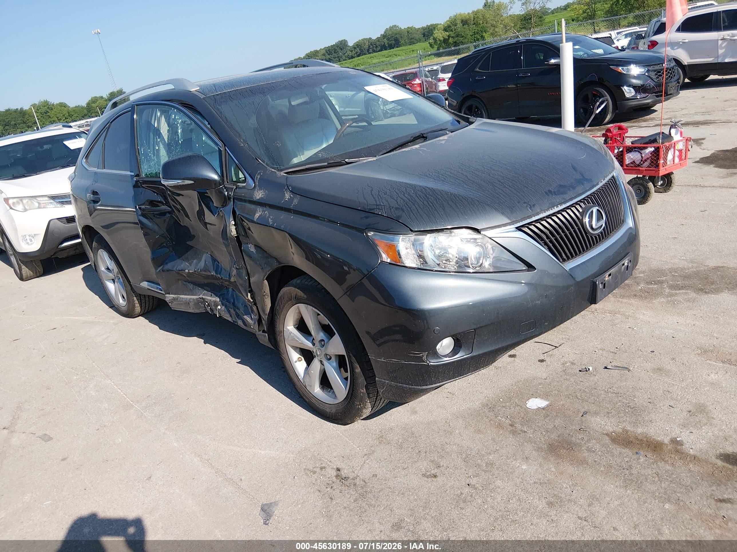 2010 Lexus RX 350, VIN 2T2BK1BA2AC063778 — Side