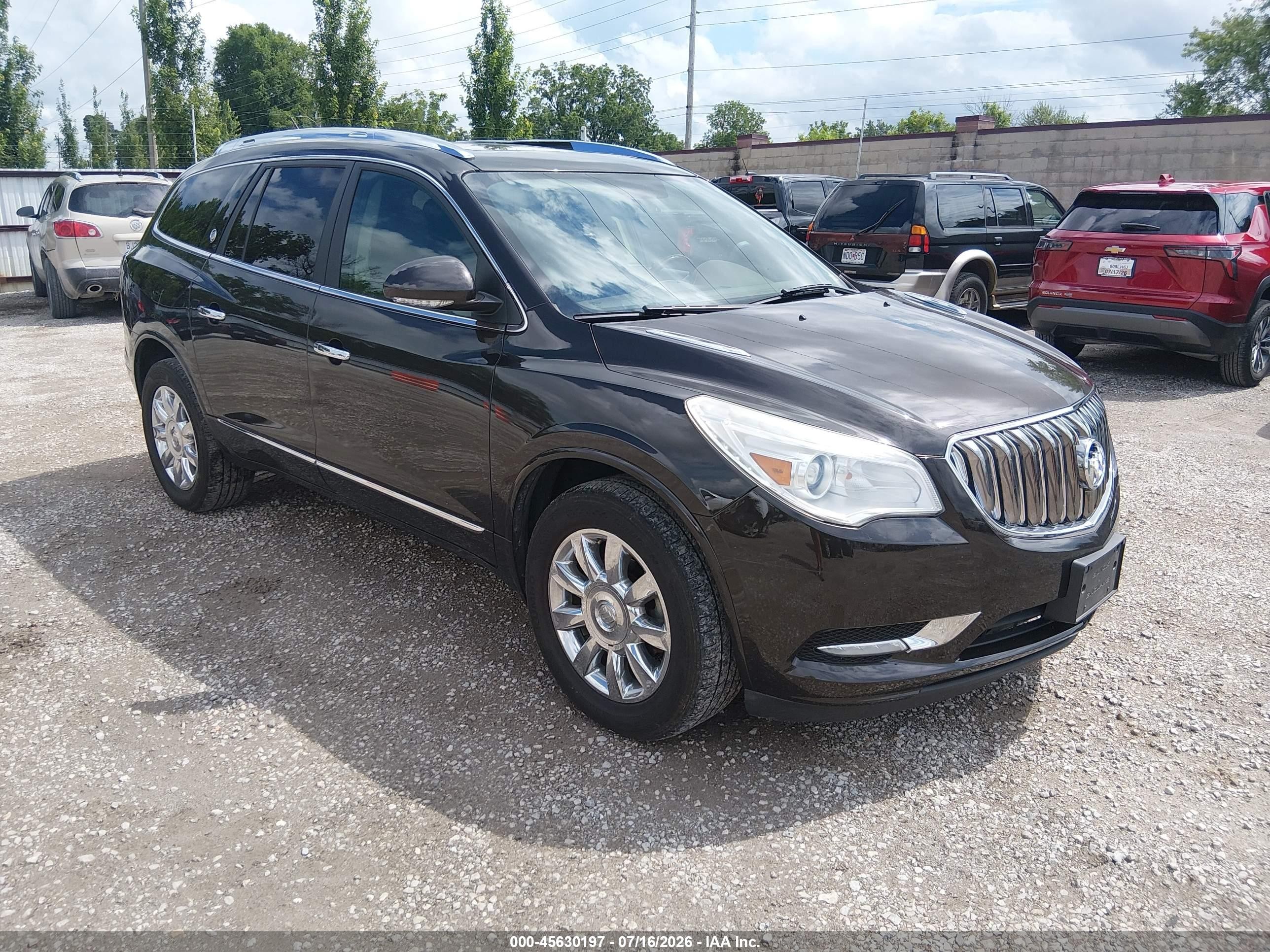 2013 Buick Enclave Leather, VIN 5GAKRCKD7DJ253821 — Hail