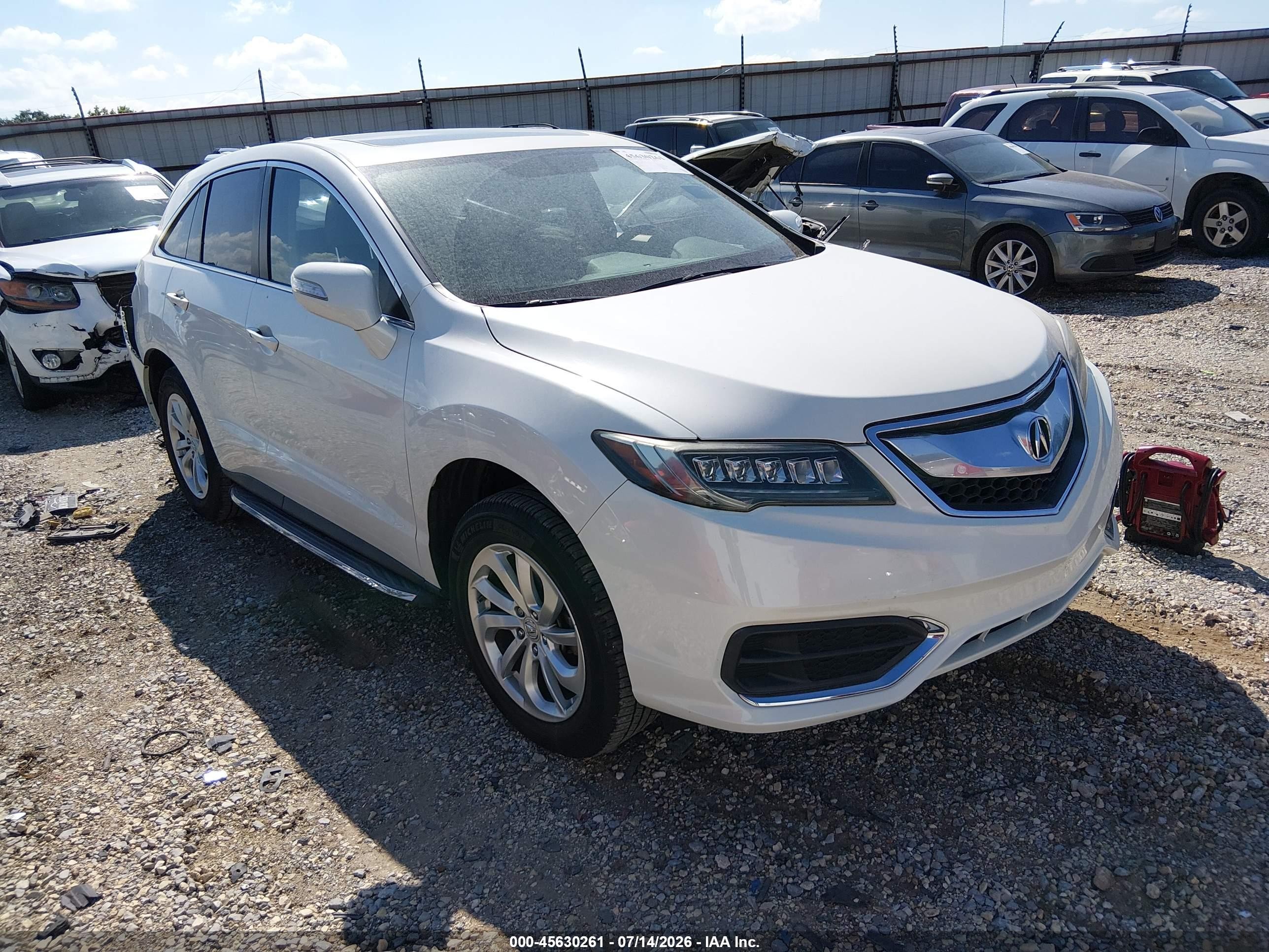 2016 Acura RDX, VIN 5J8TB4H32GL027336 — Rear end