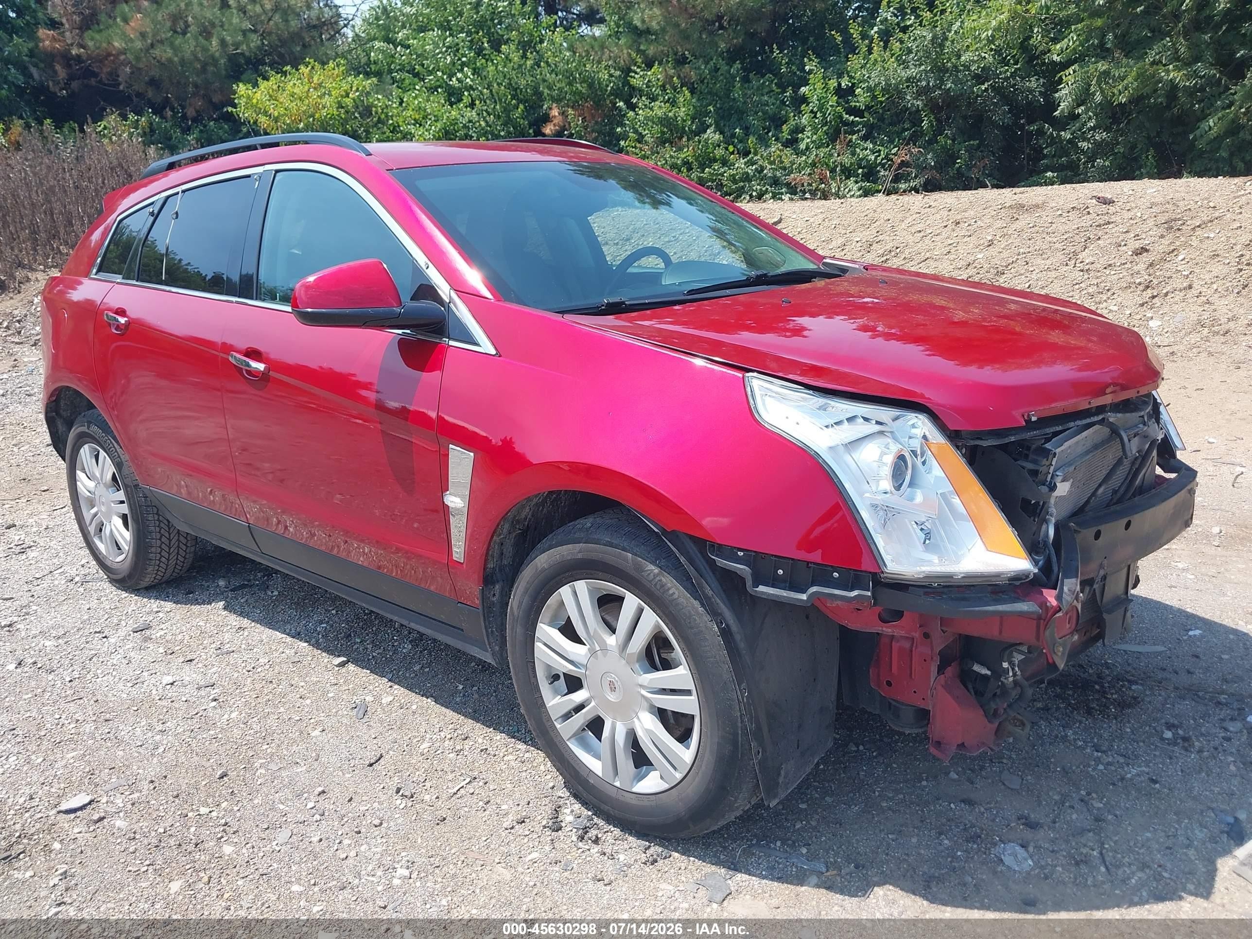 2012 Cadillac SRX, VIN 3GYFNGE39CS655420 — Front end