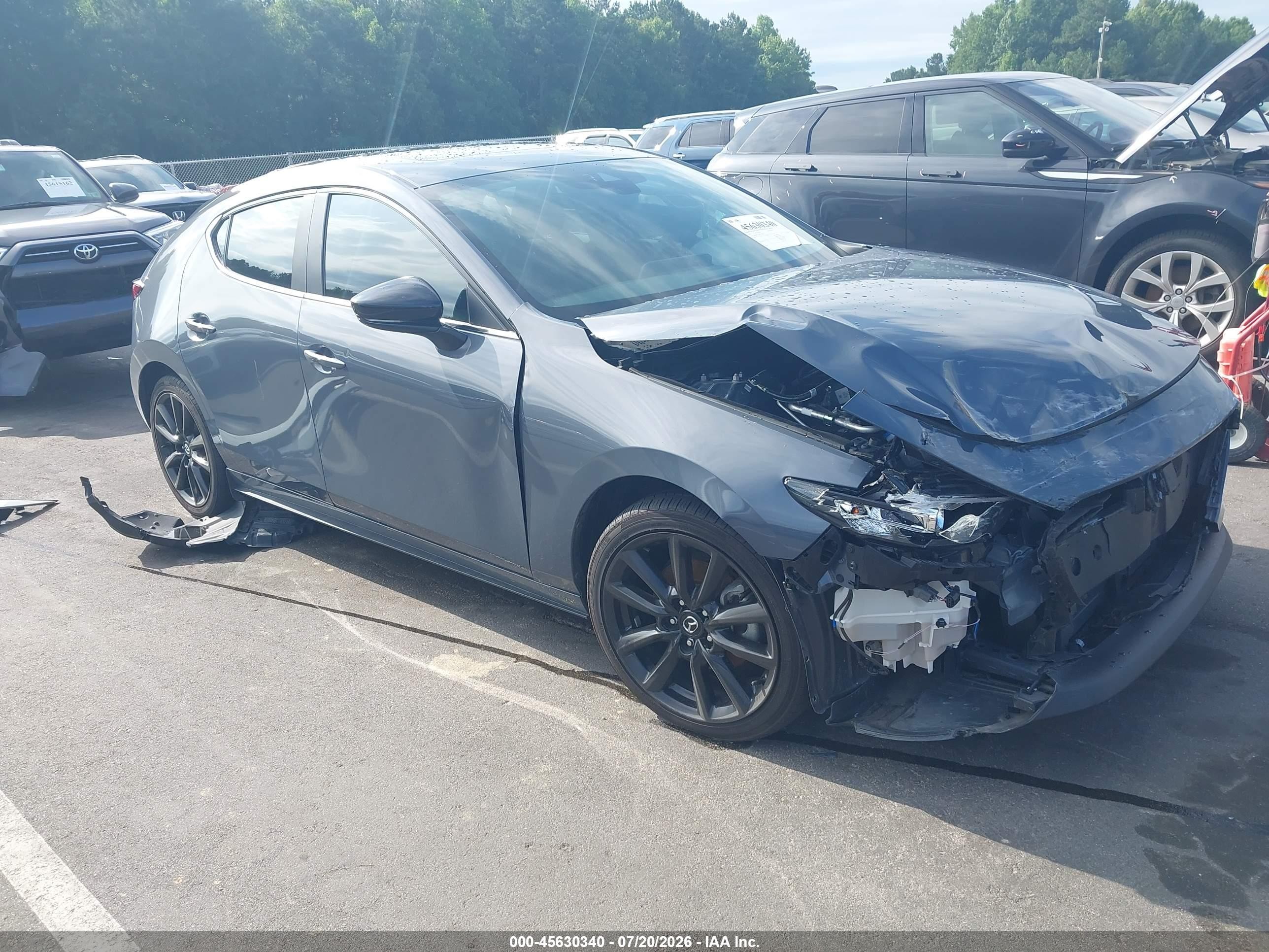 2023 Mazda 3 S Carbon Edition, VIN JM1BPBLM8P1621280 — Front end