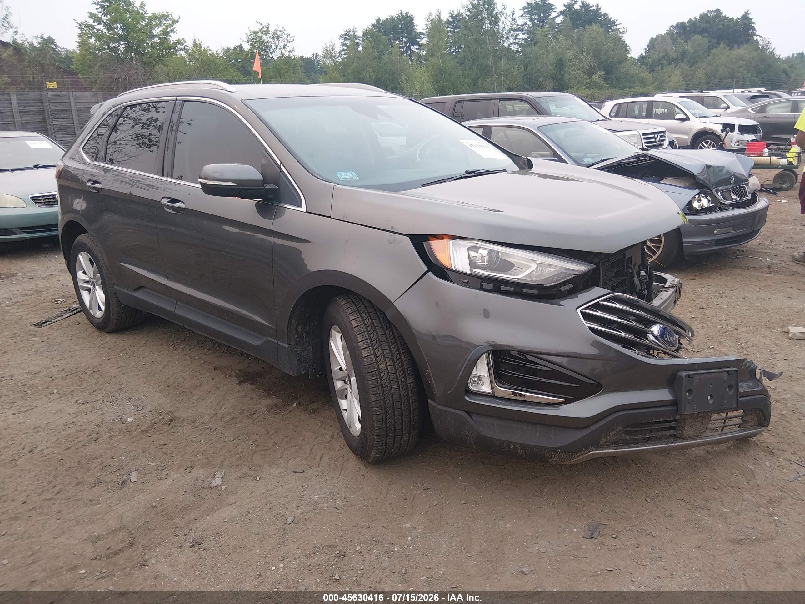 2019 Ford Edge SEL, VIN 2FMPK4J99KBC37743 — Front end