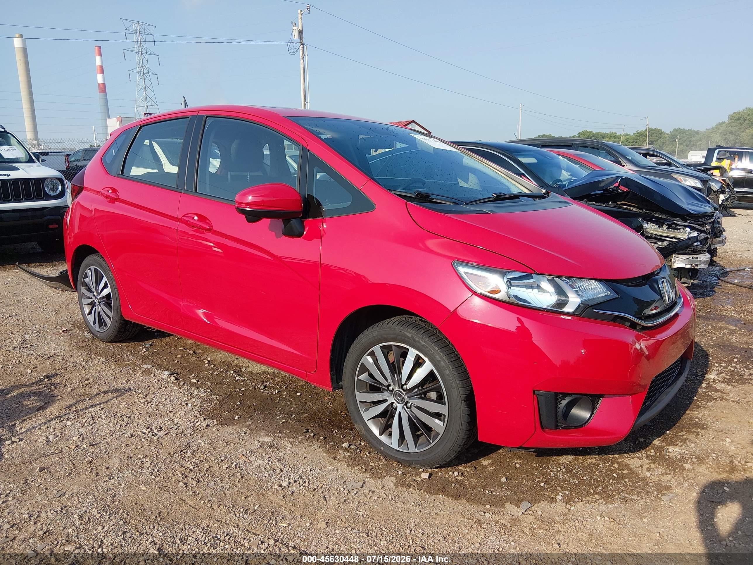 2017 Honda Fit EX, VIN JHMGK5H76HS015012 — Бок