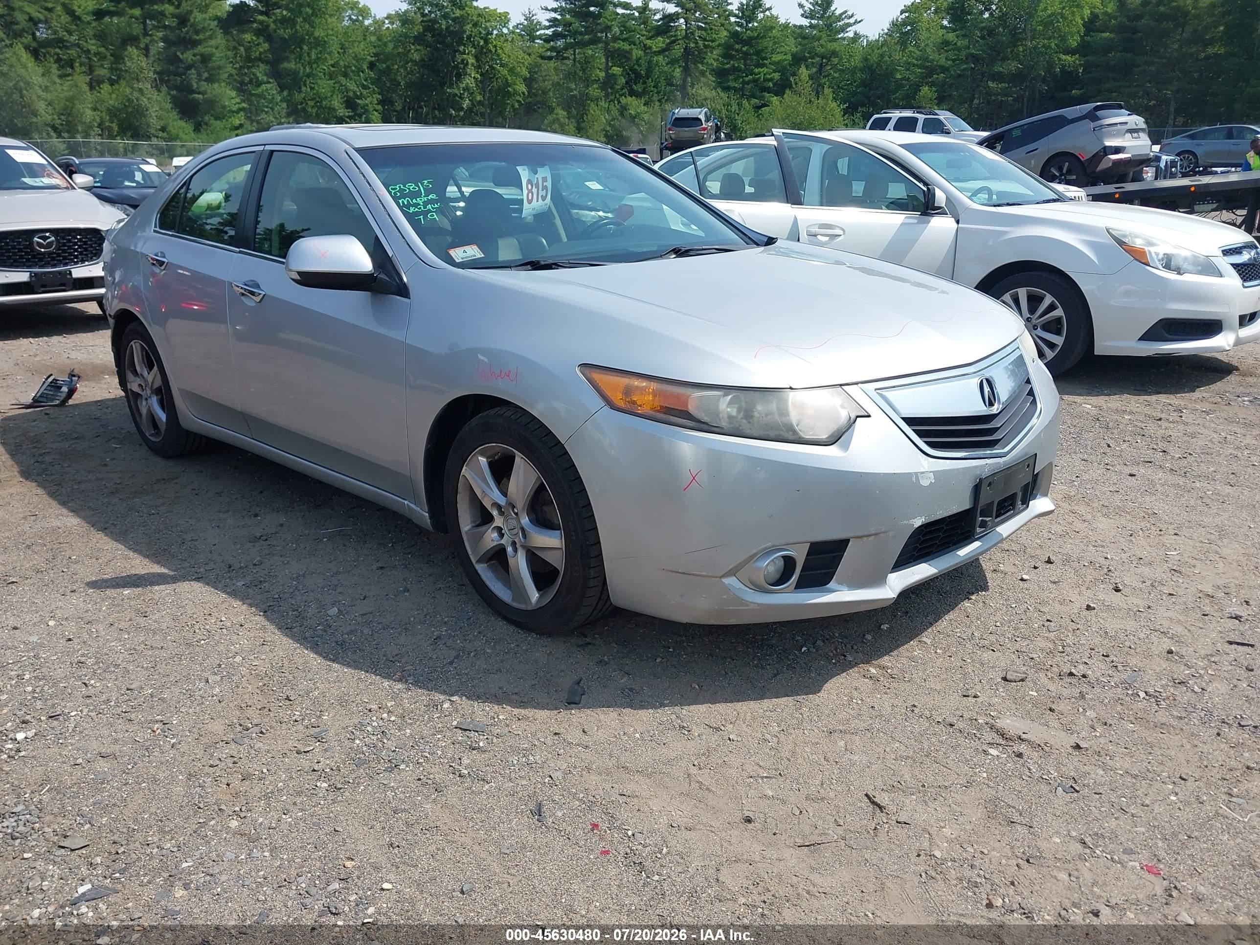 2012 Acura TSX, VIN JH4CU2F47CC011781 — All over