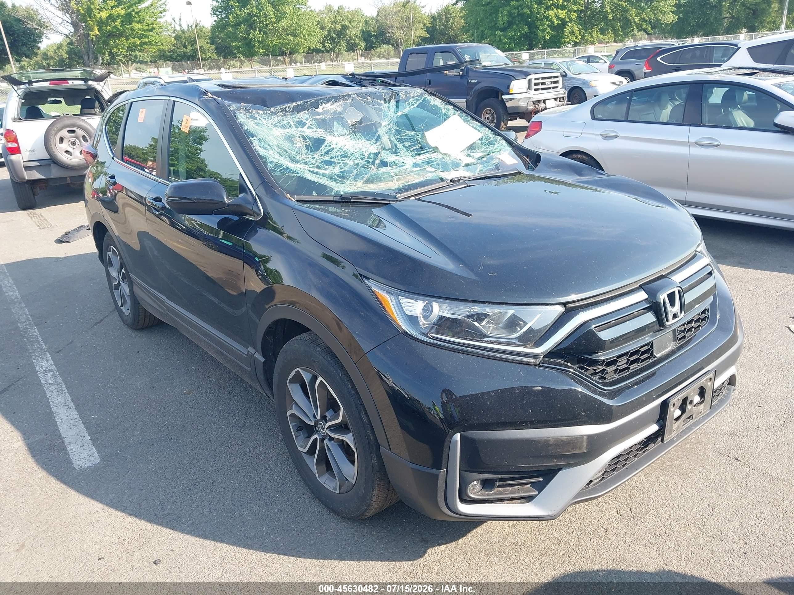 2021 Honda CR-V EX, VIN 7FARW2H5XME013268 — Storm
