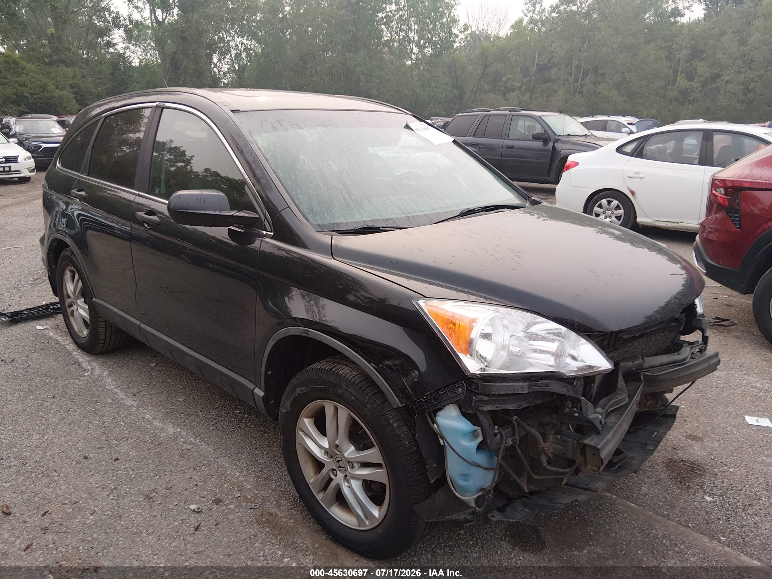 2011 Honda CR-V EX, VIN 5J6RE4H53BL049009 — Front end