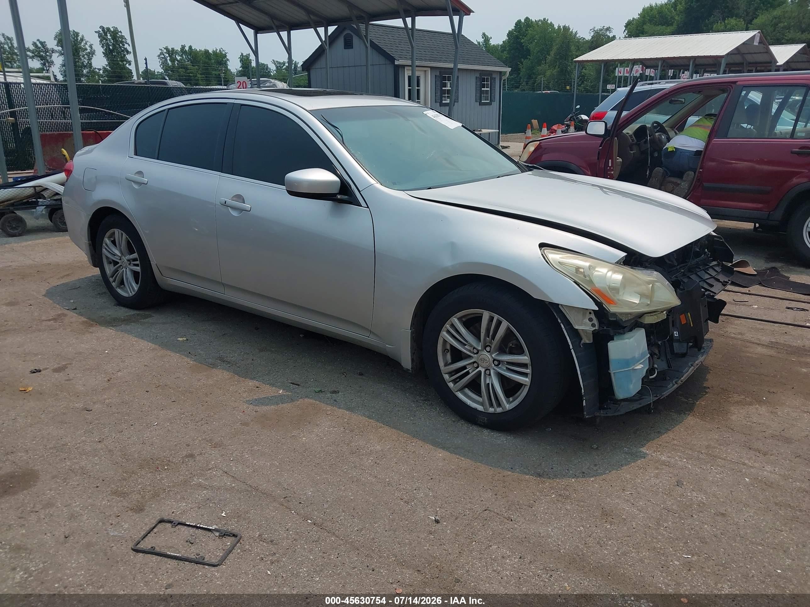 2010 Infiniti G37 x, VIN JN1CV6AR3AM456649 — All over