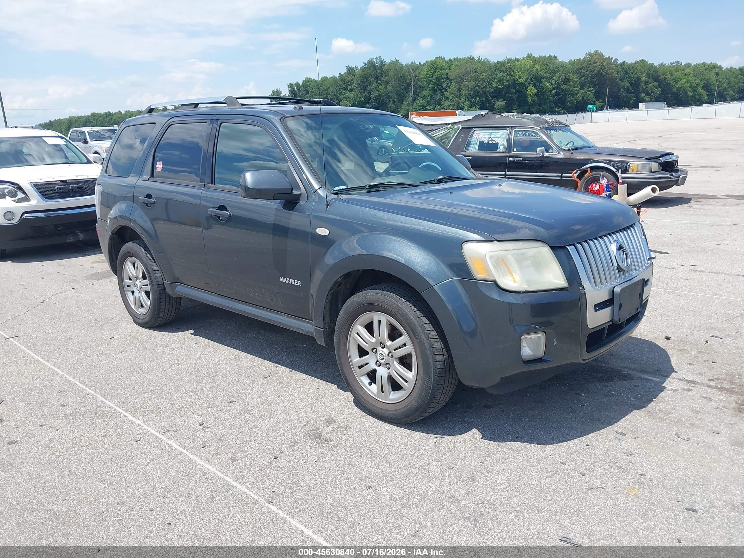 2008 Mercury Mariner Premier, VIN 4M2CU87188KJ23019 — Перед