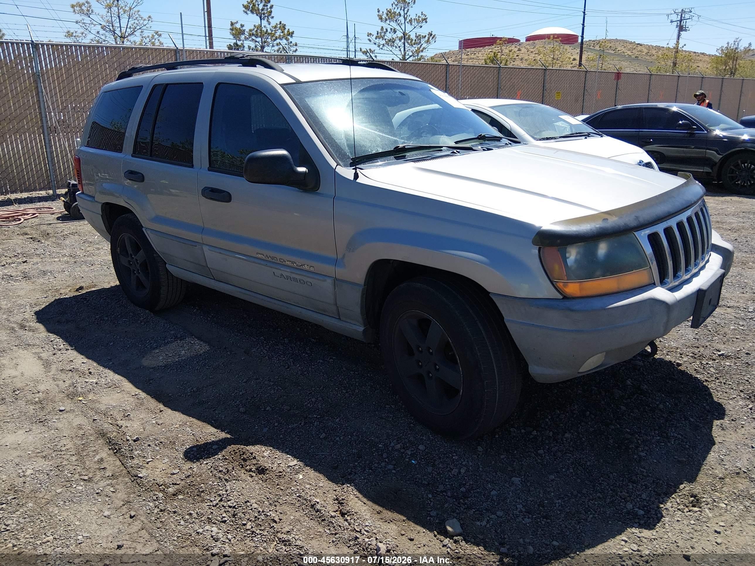 2000 Jeep Grand Cherokee Laredo, VIN 1J4GW48N7YC285515 — Not stated