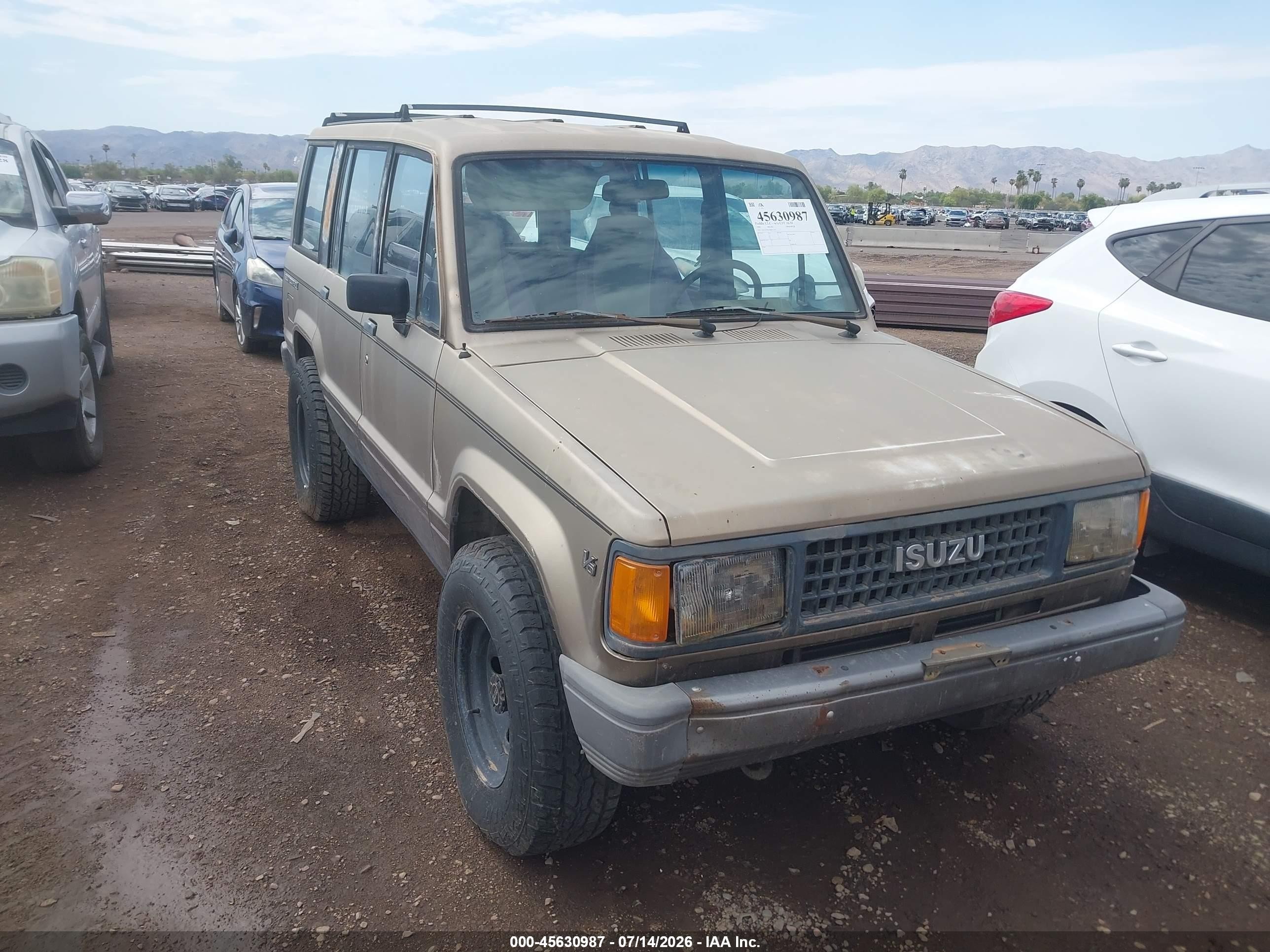 1991 Isuzu Trooper, VIN JACCH58R5M8912201 — Обычный износ