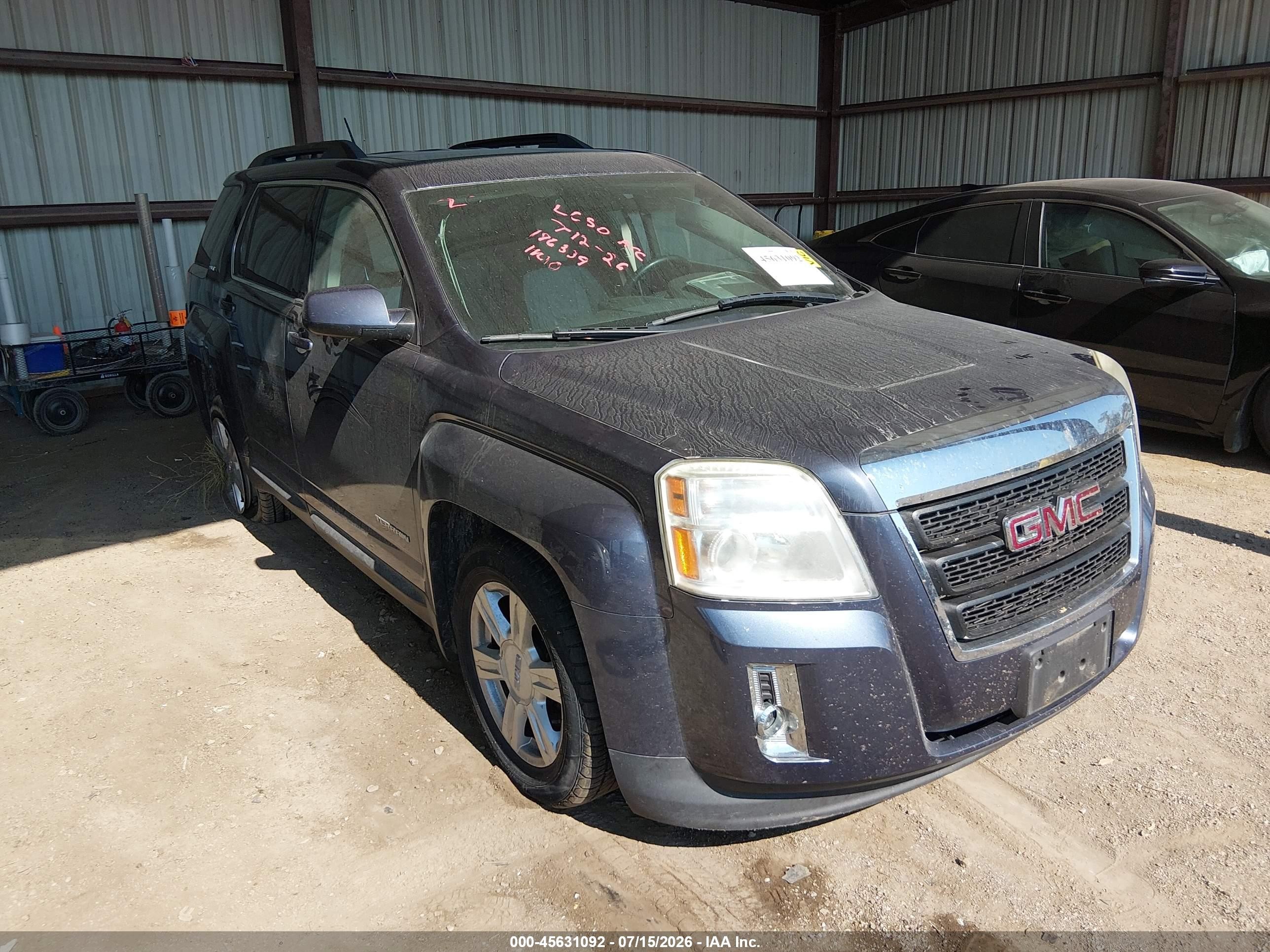 2013 GMC Terrain SLT, VIN 2GKFLVE38D6361527 — Side