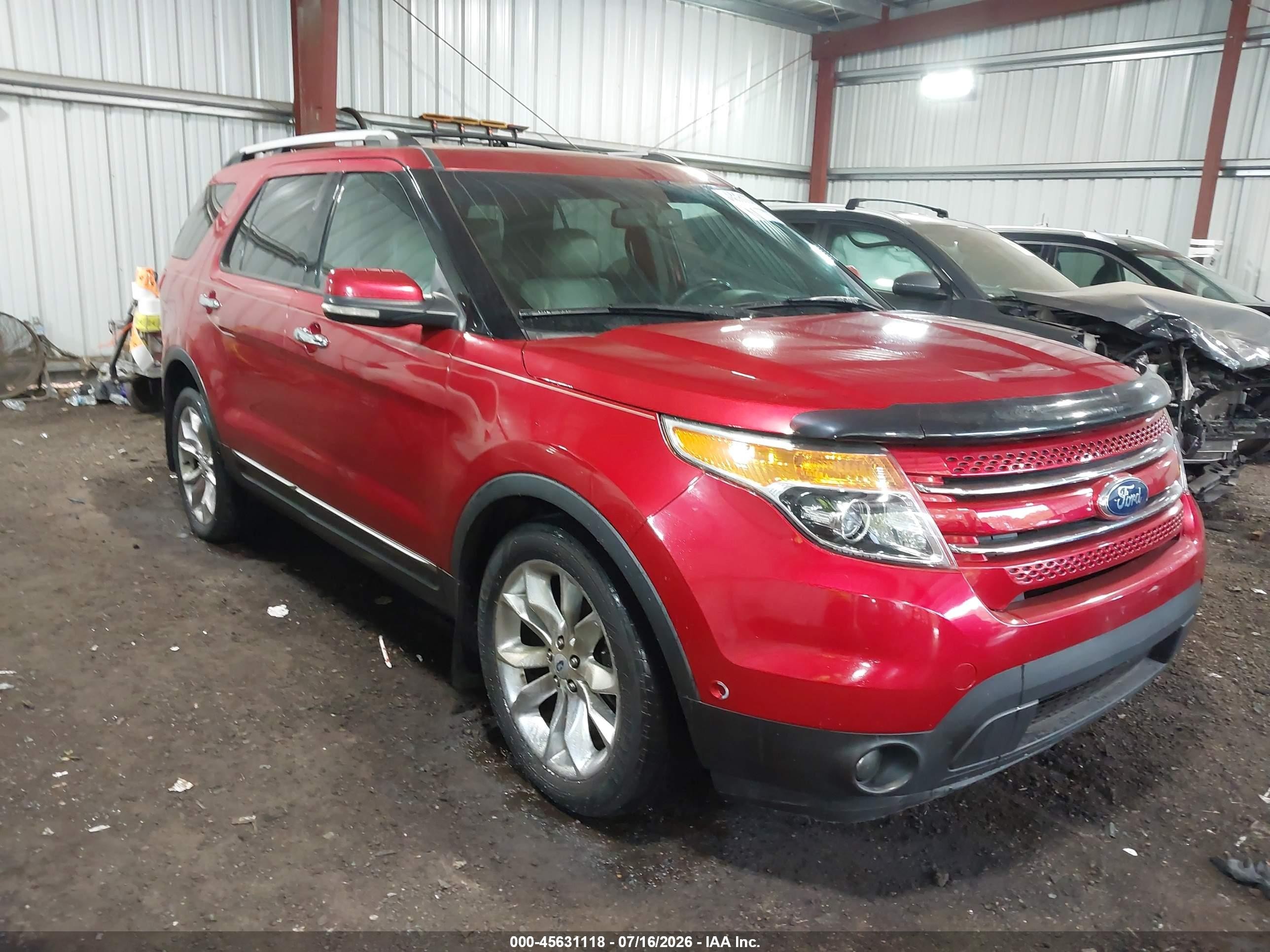 2012 Ford Explorer Limited, VIN 1FMHK8F80CGA70632 — Вода / потоп