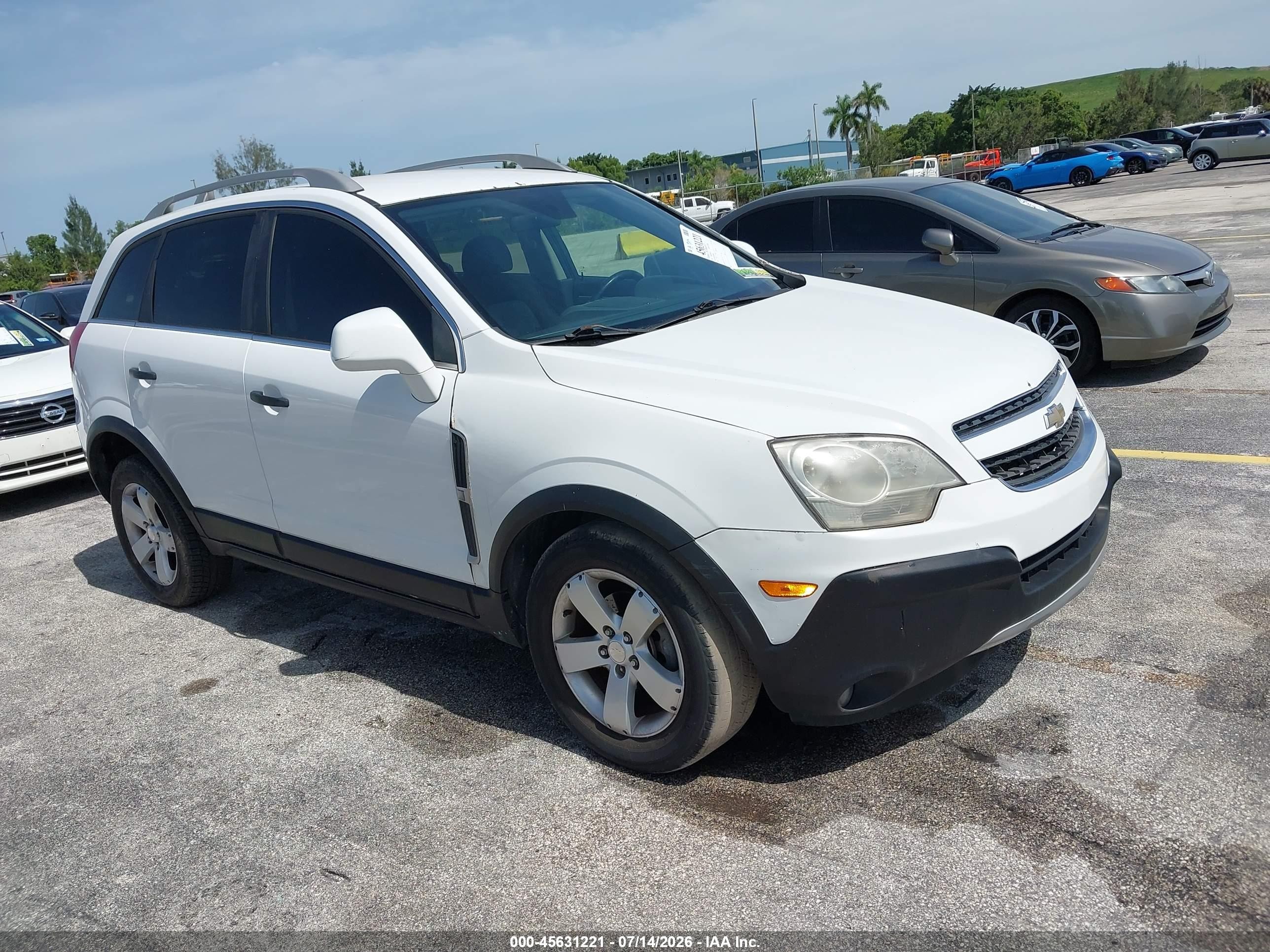 2012 Chevrolet Captiva Sport LS, VIN 3GNAL2EK8CS606362 — Normal wear