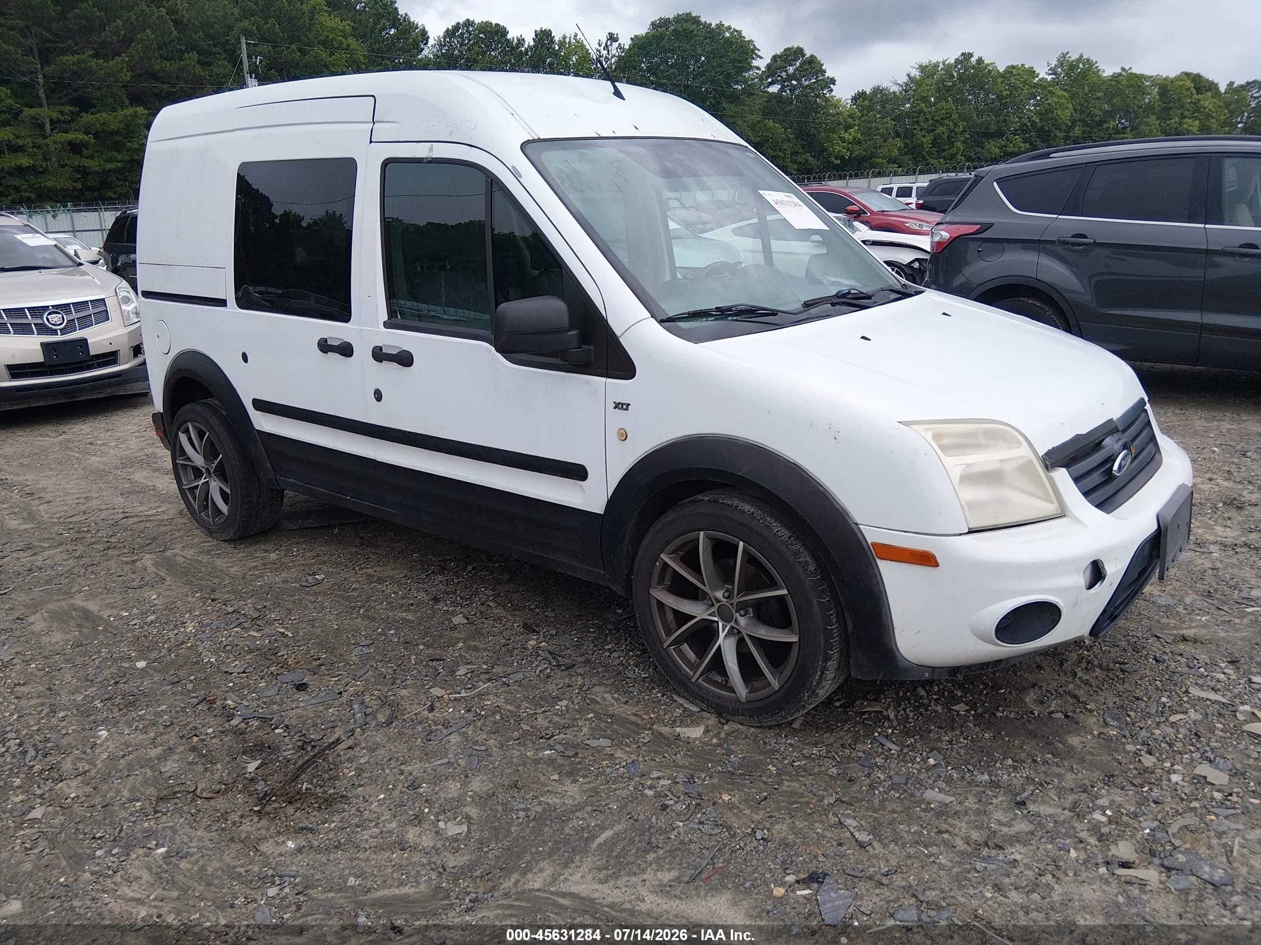2010 Ford Transit Connect XLT, VIN NM0KS9BN1AT015037 — Not stated