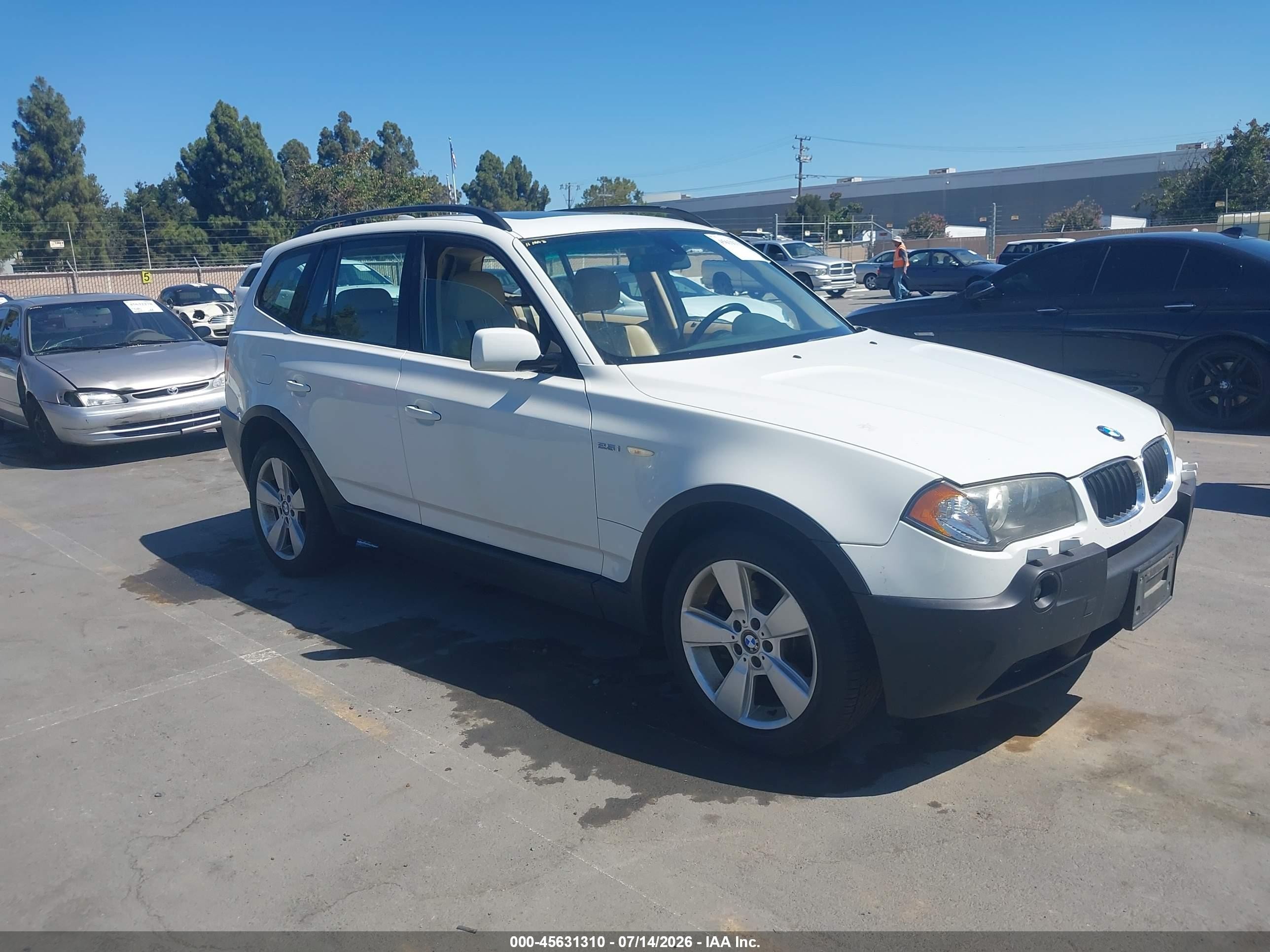 2004 BMW X3 2.5i, VIN WBXPA73494WC43270 — Normal wear