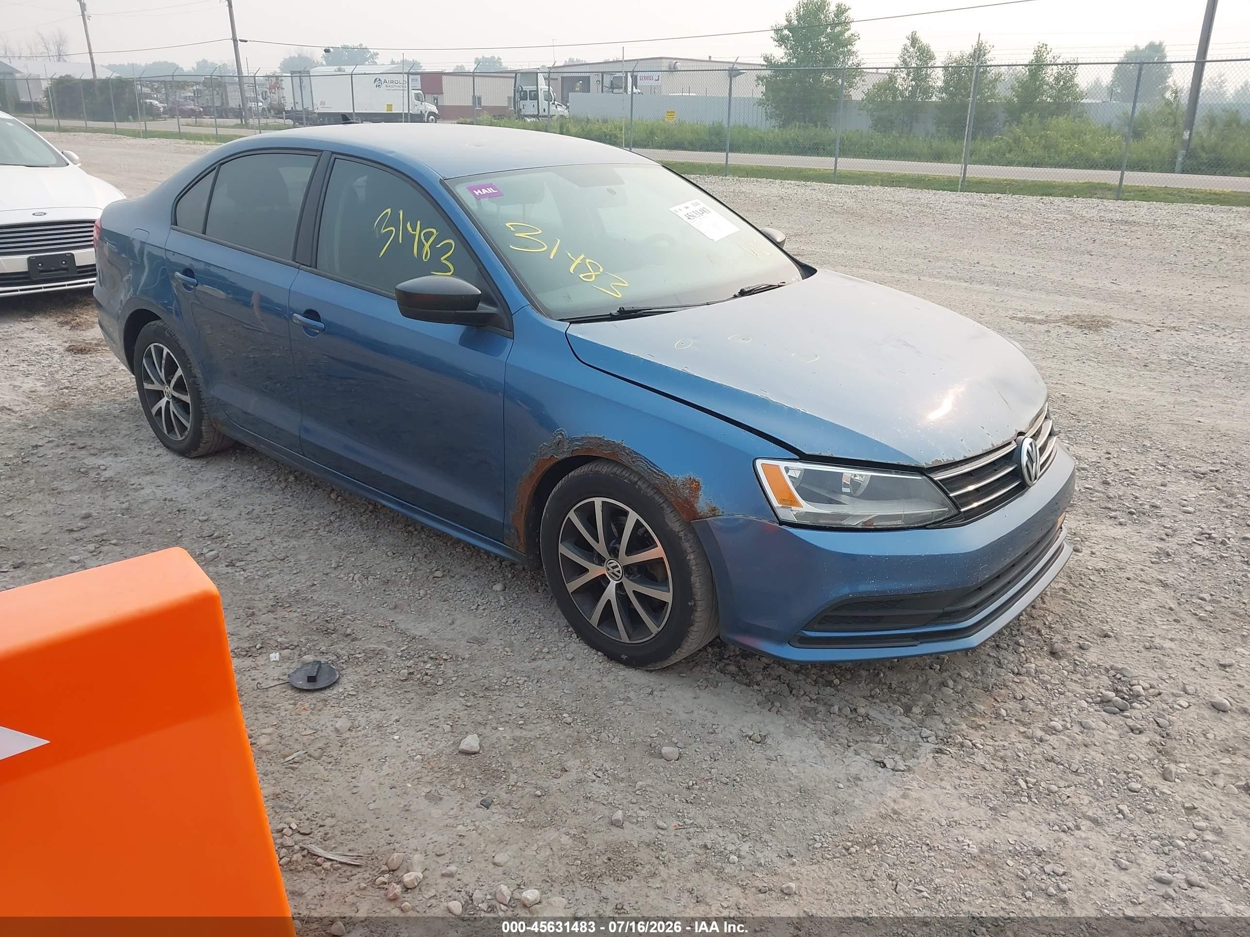 2016 Volkswagen Jetta SE, VIN 3VWD67AJ2GM217702 — Hail